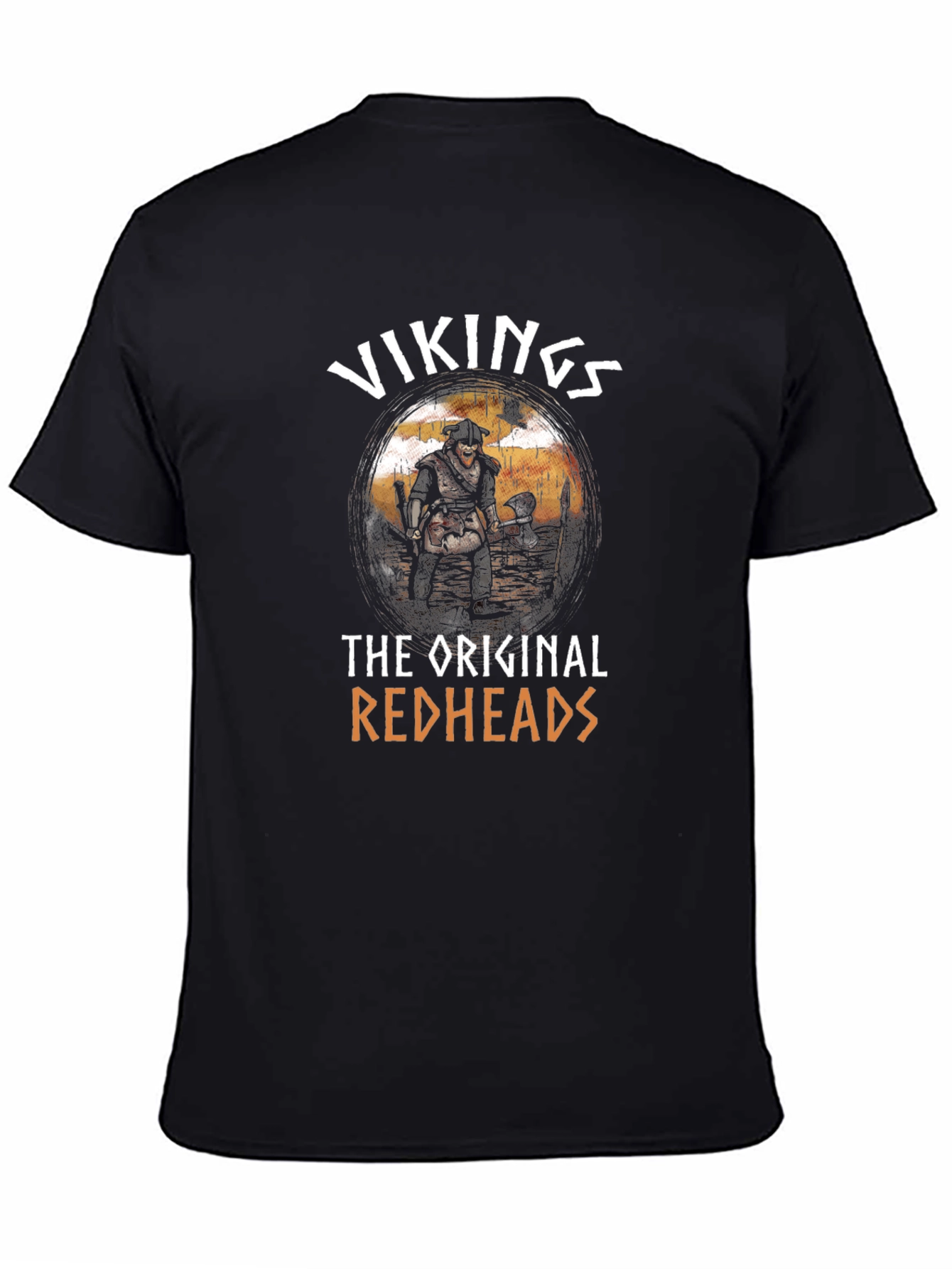 Vikings The Original Redheads Black T-Shirt