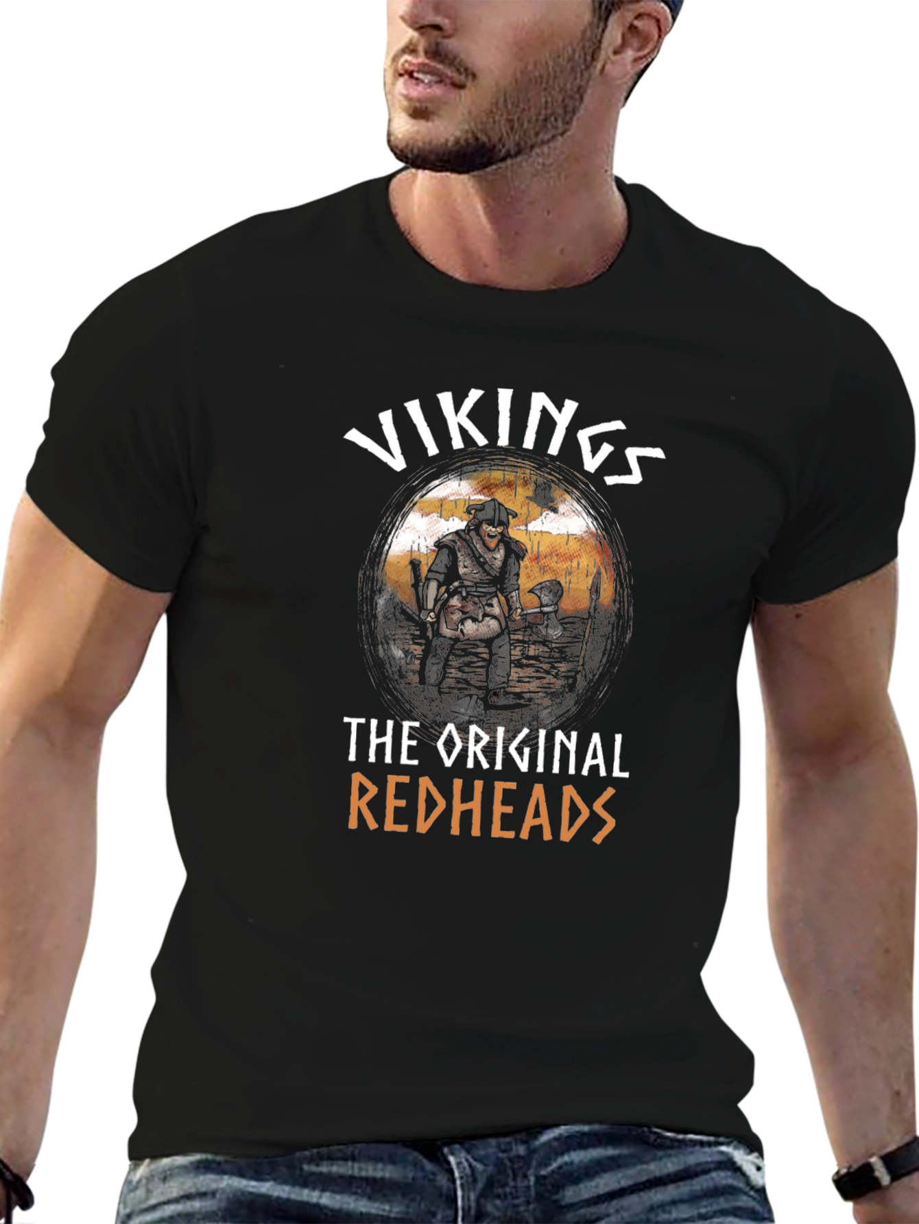 Vikings The Original Redheads Black T-Shirt