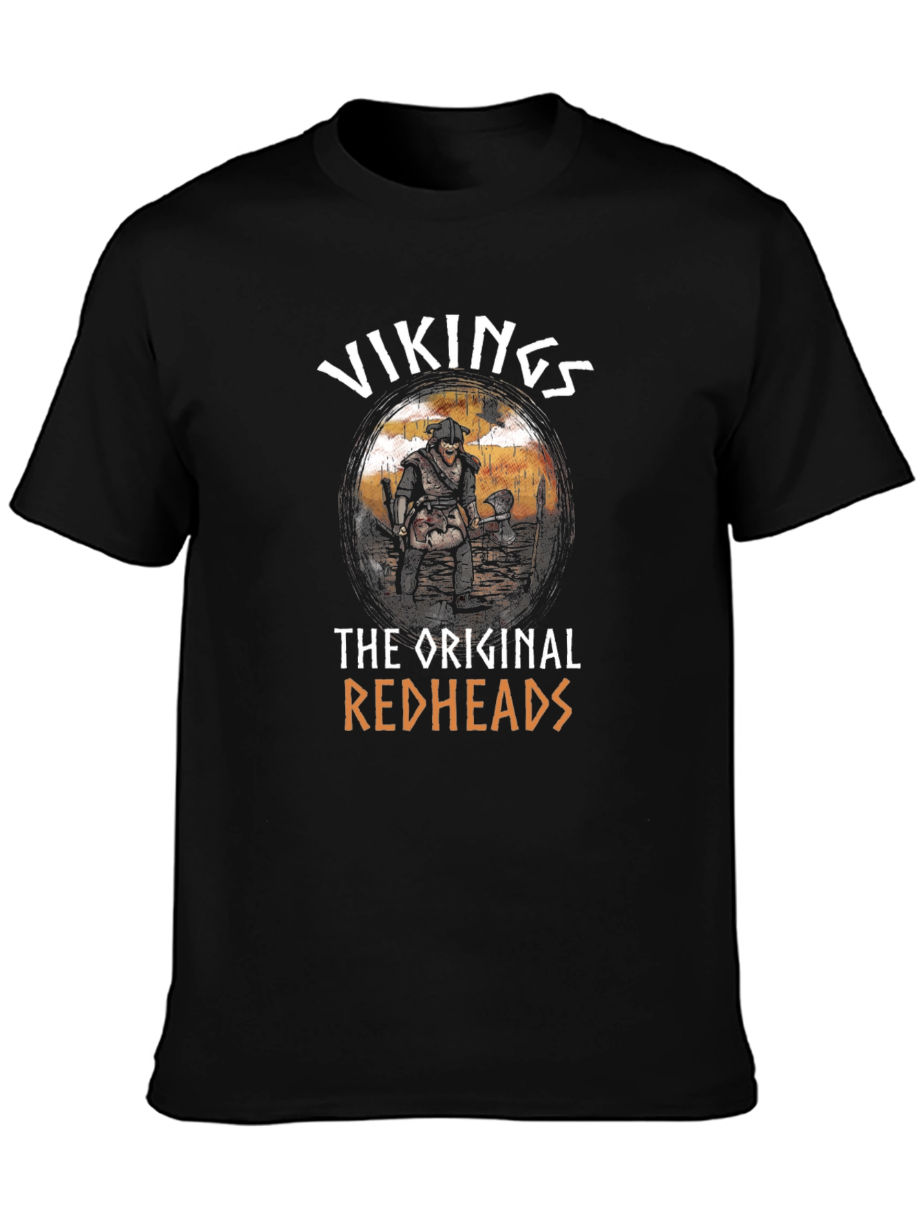 Vikings The Original Redheads Black T-Shirt
