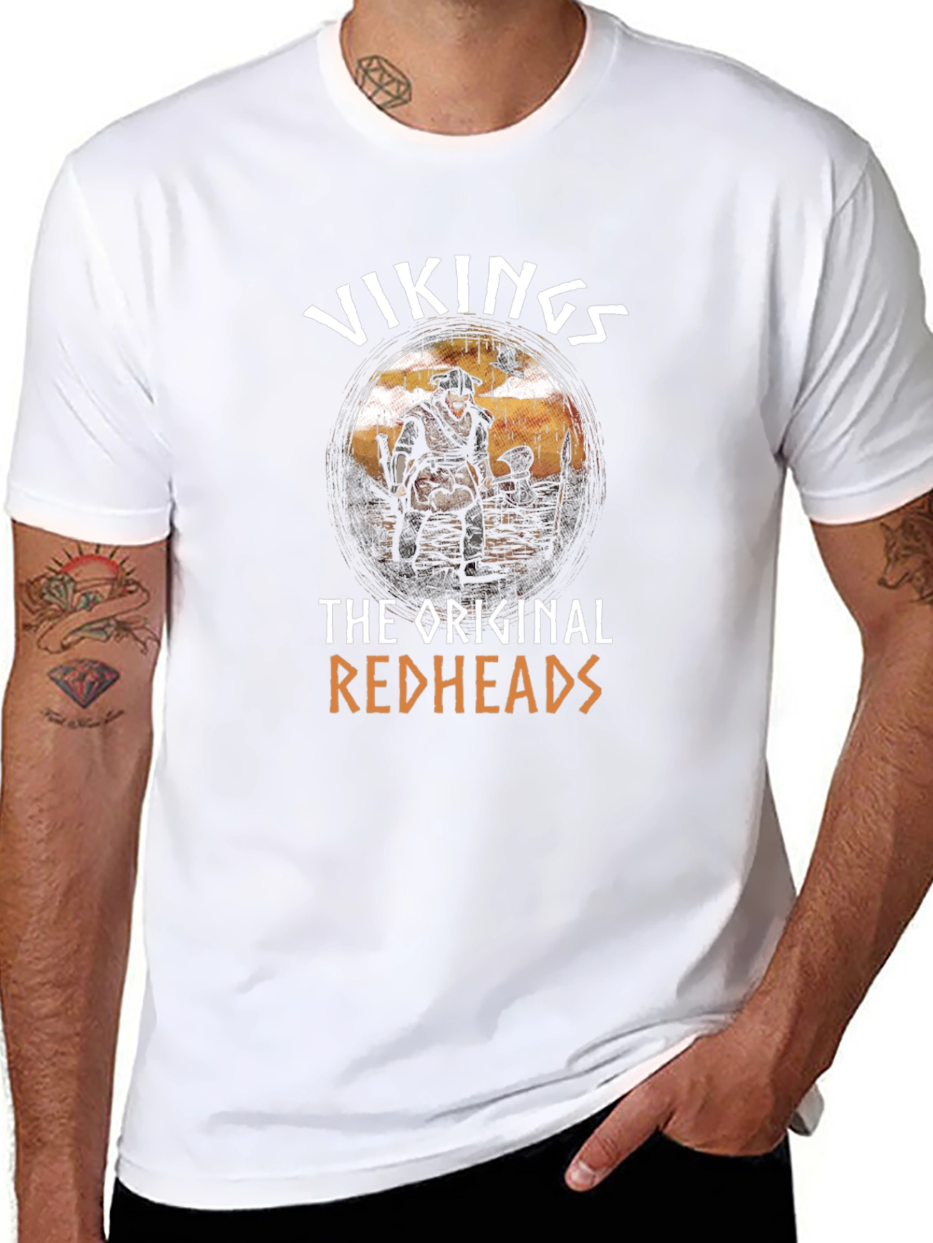 Vikings The Original Redheads Black T-Shirt