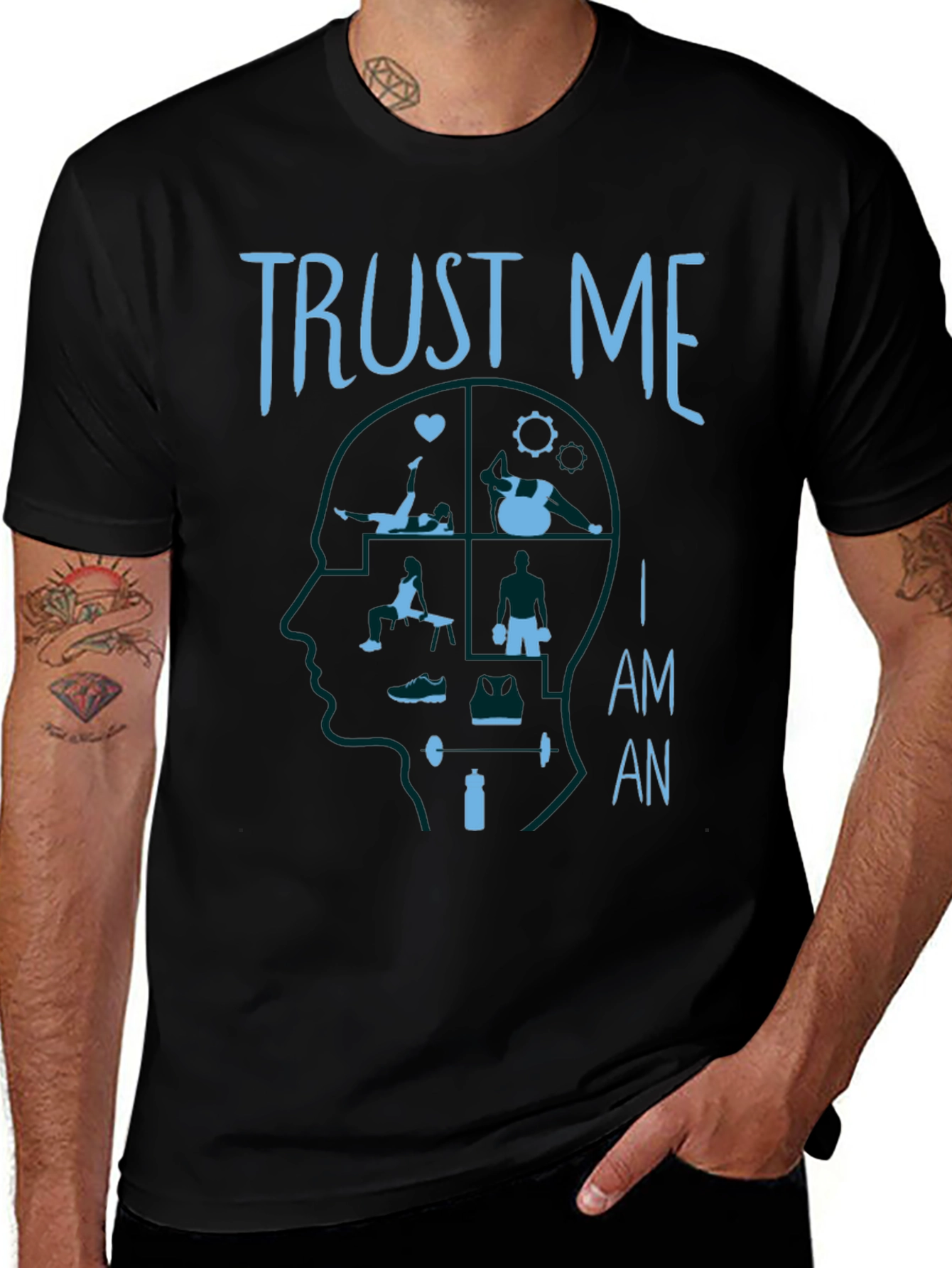 Trust Me I Am An Athlete Graphic T-Shirt