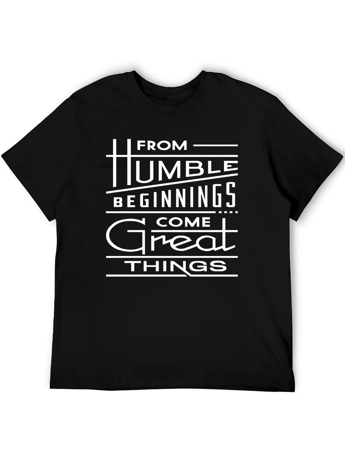 Humble Beginnings Graphic Tee - Inspirational Design