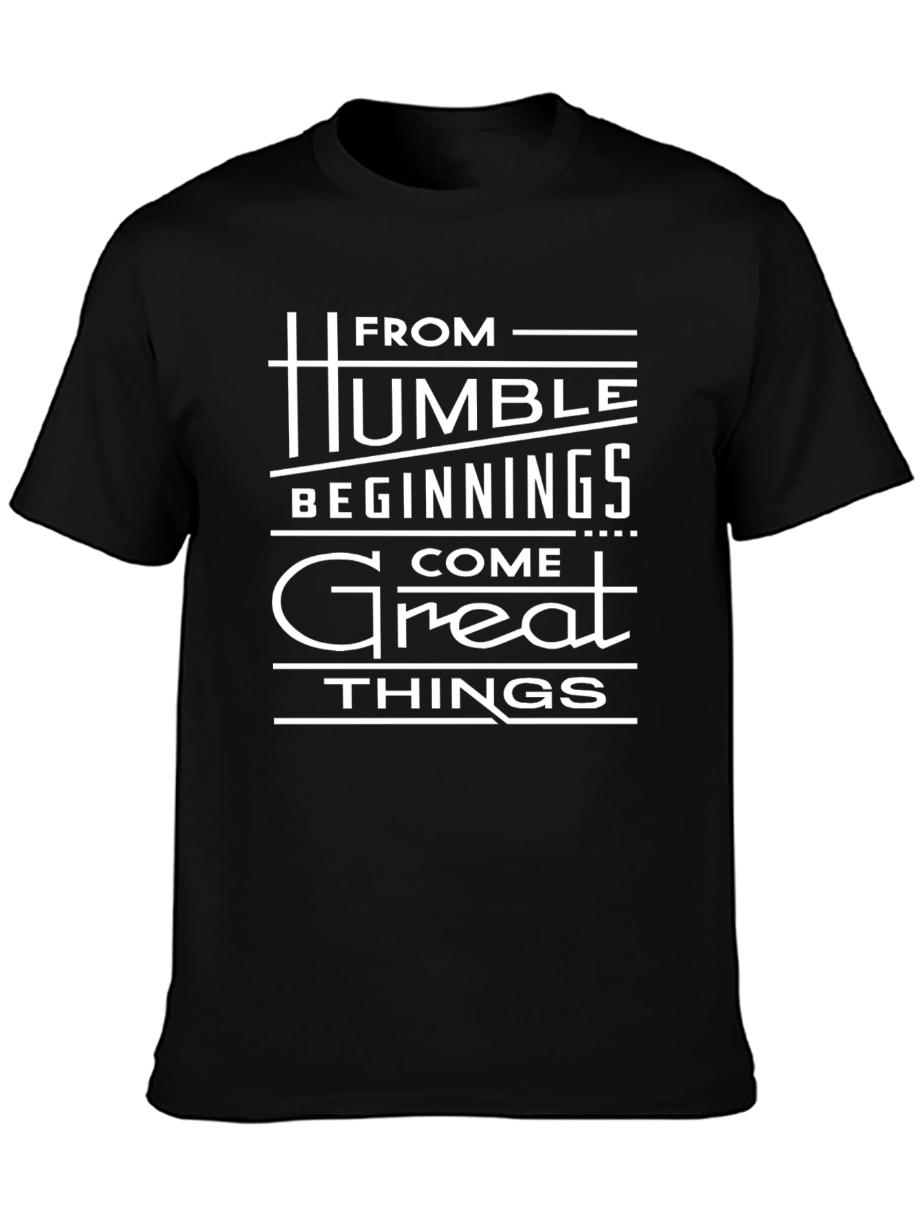 Humble Beginnings Graphic Tee - Inspirational Design