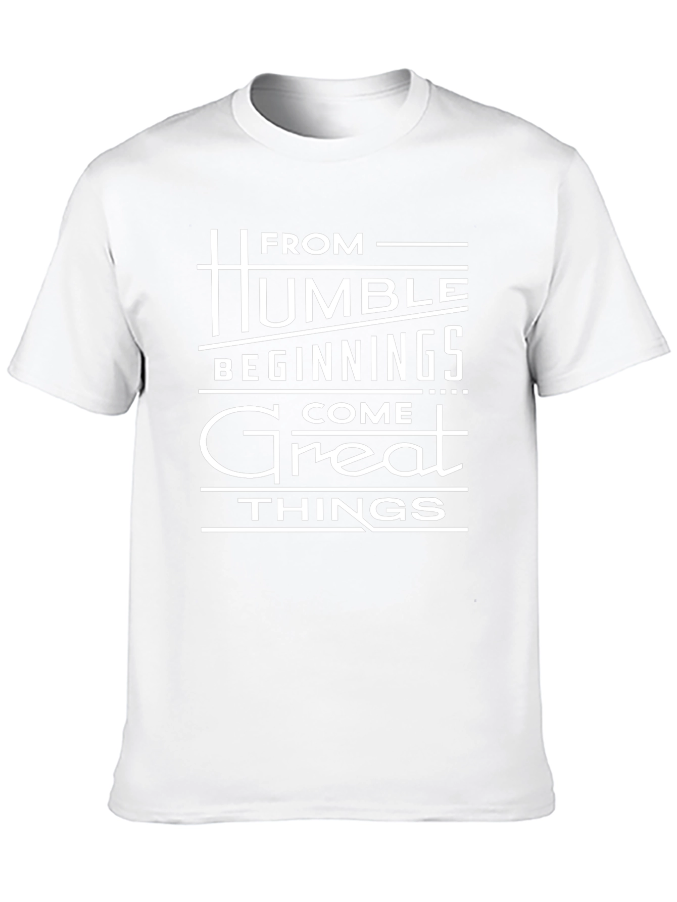 Humble Beginnings Graphic Tee - Inspirational Design