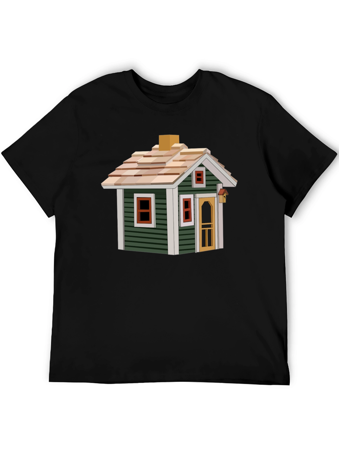House Graphic Tee - Novelty Design