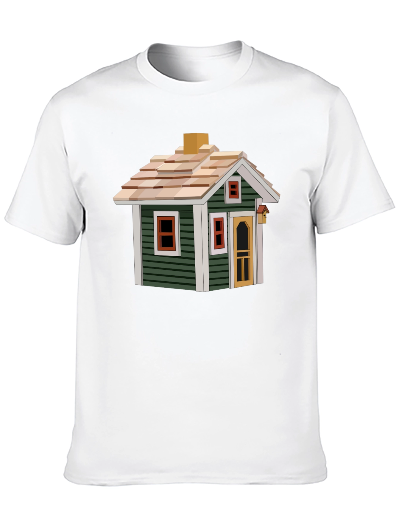 House Graphic Tee - Novelty Design