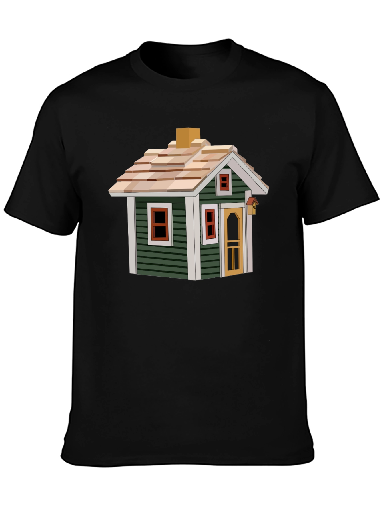 House Graphic Tee - Novelty Design