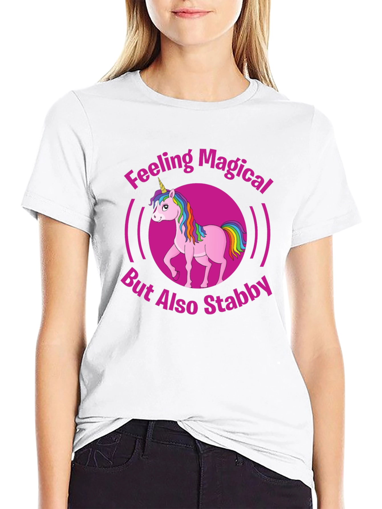 Feeling Magical Unicorn Graphic T-Shirt