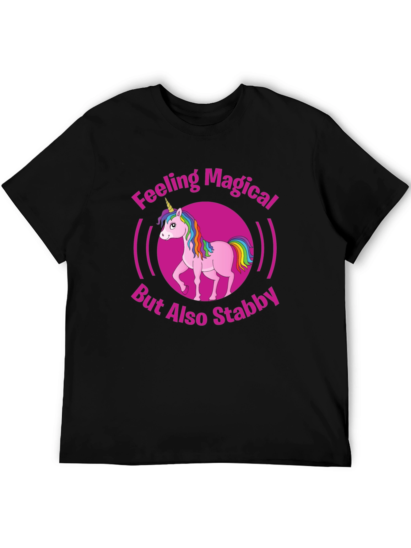 Feeling Magical Unicorn Graphic T-Shirt