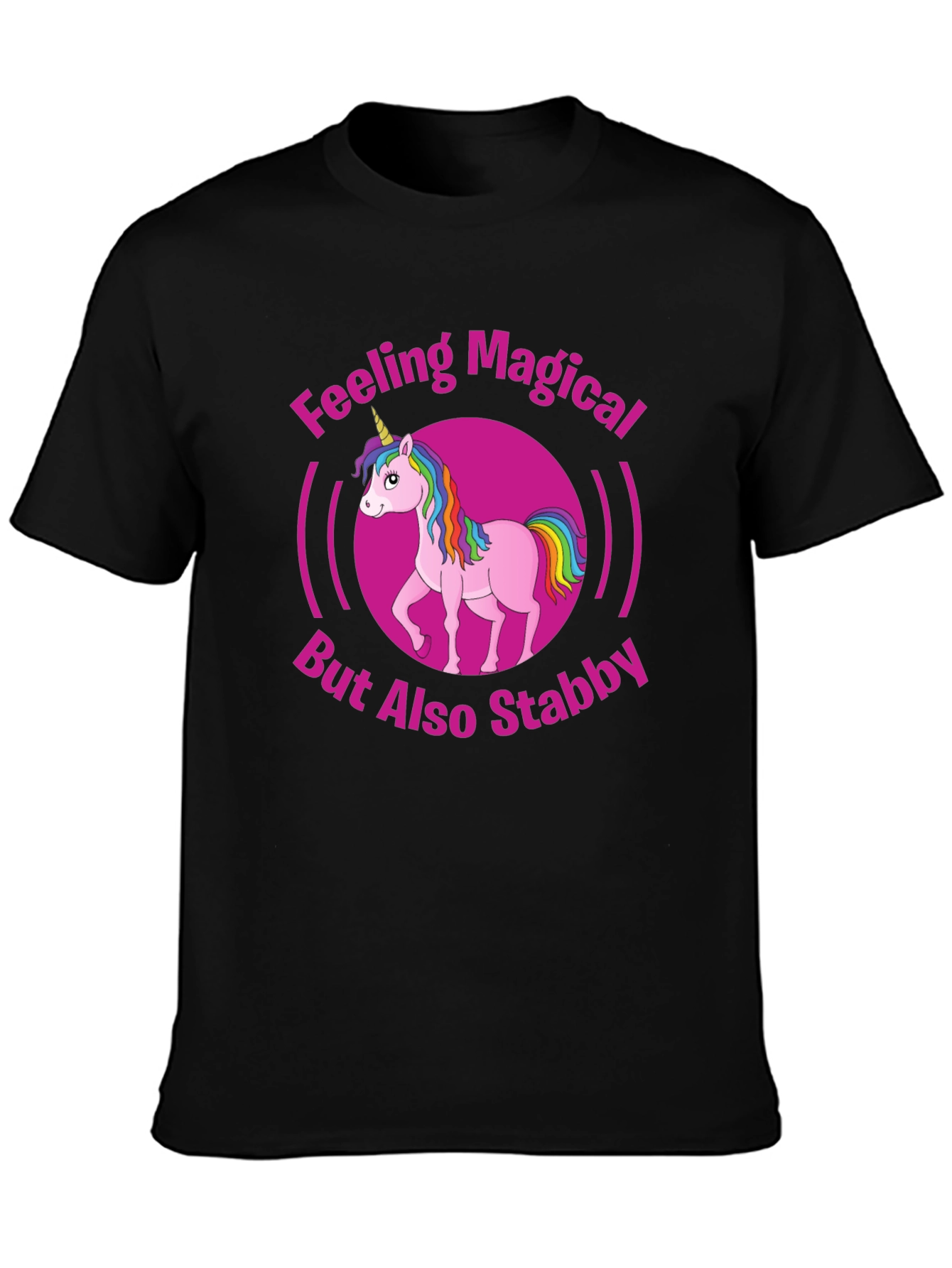 Feeling Magical Unicorn Graphic T-Shirt