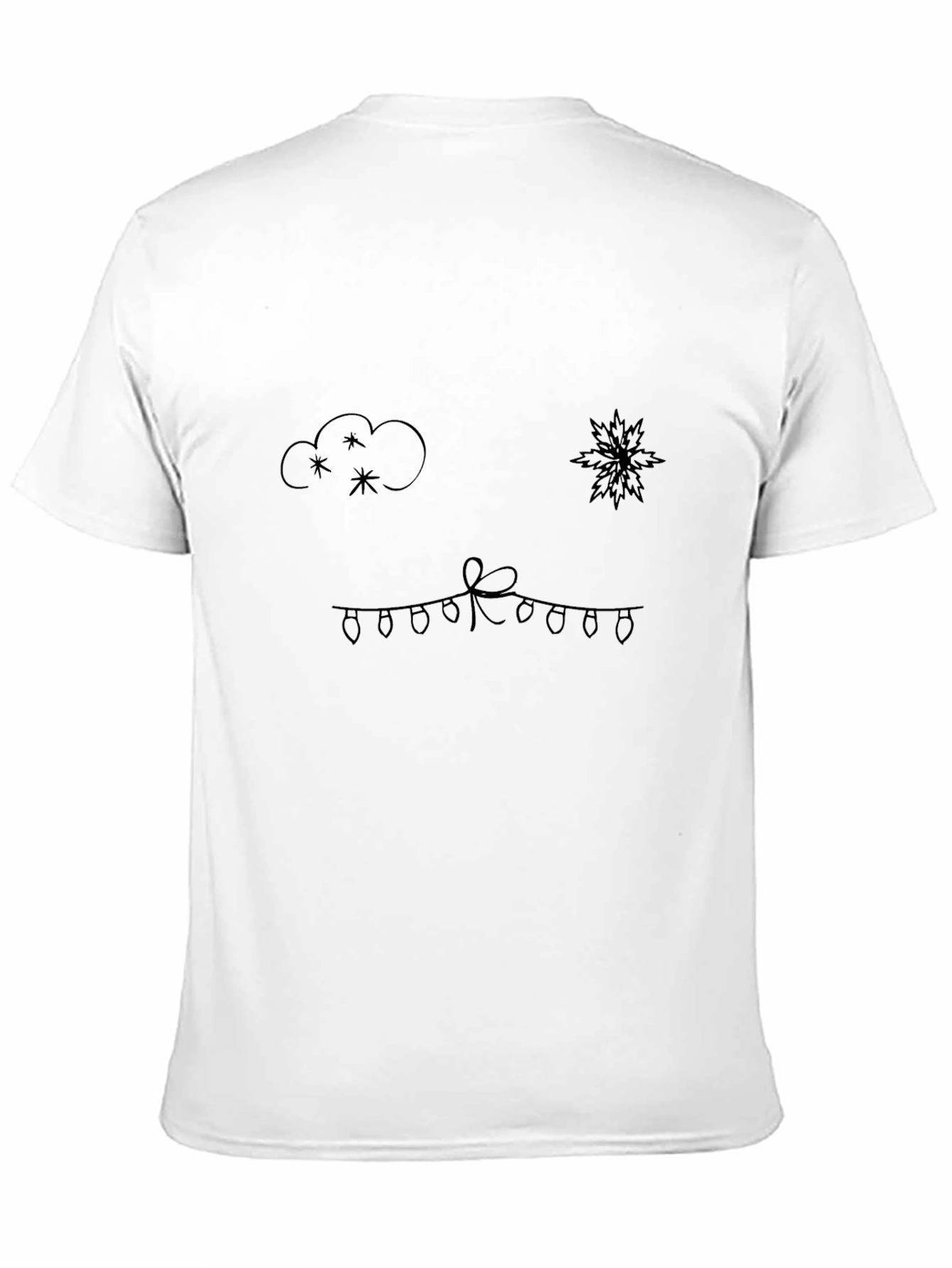 Festive Holiday Lights Graphic Tee