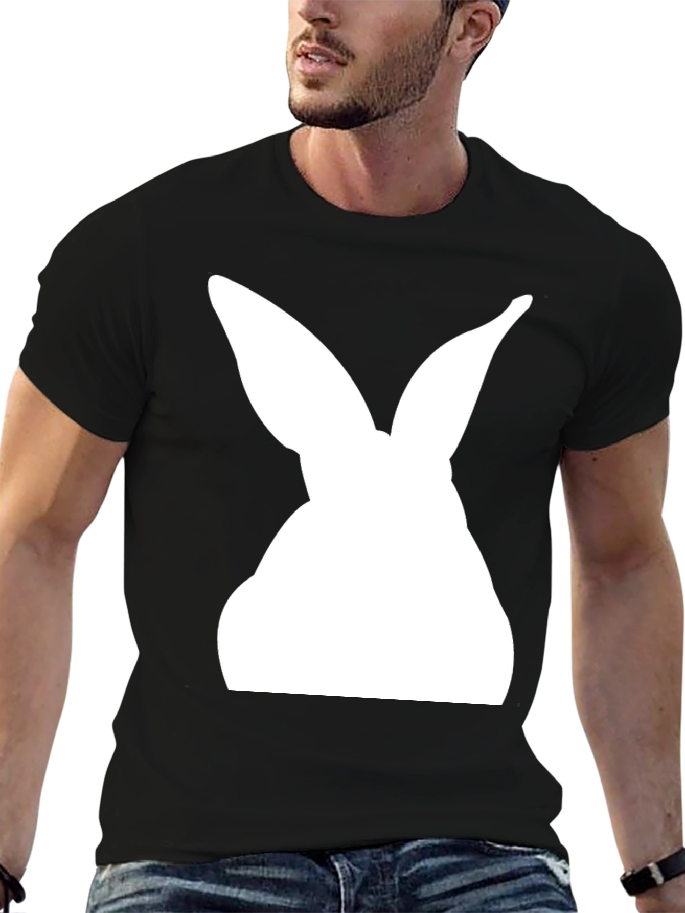Bunny Rabbit Graphic T-Shirt - Easter Apparel