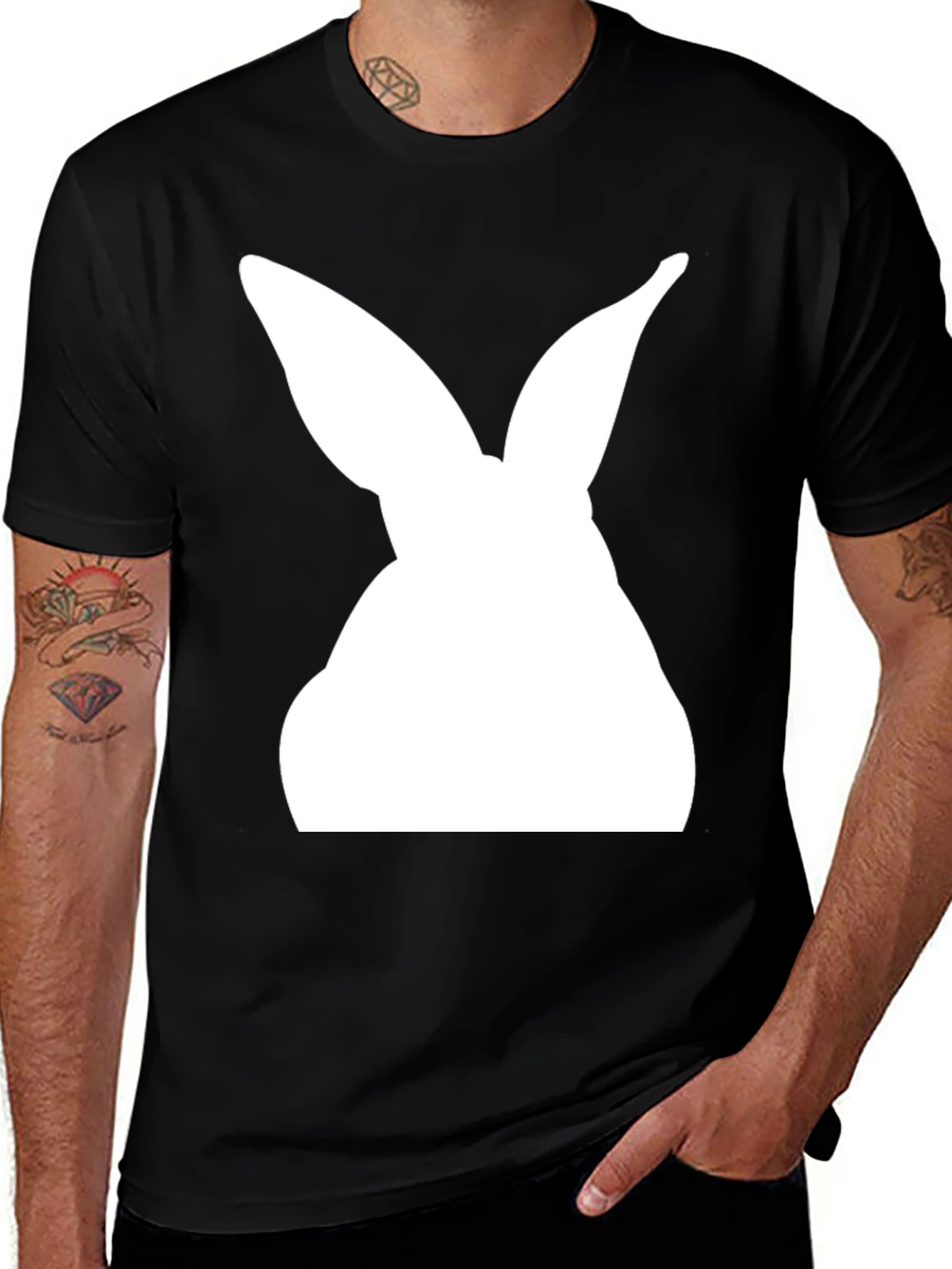 Bunny Rabbit Graphic T-Shirt - Easter Apparel