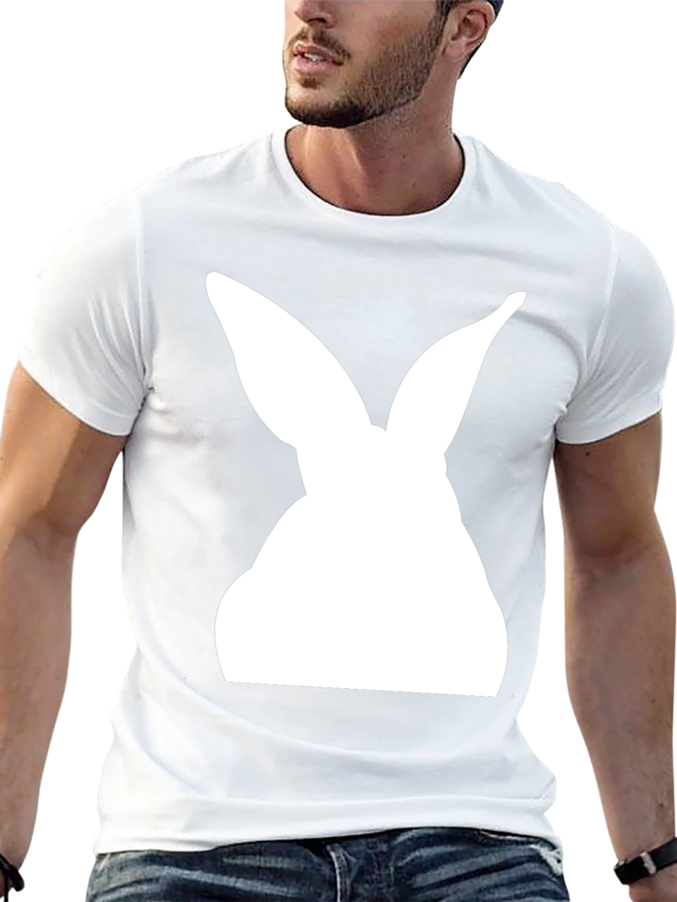 Bunny Rabbit Graphic T-Shirt - Easter Apparel
