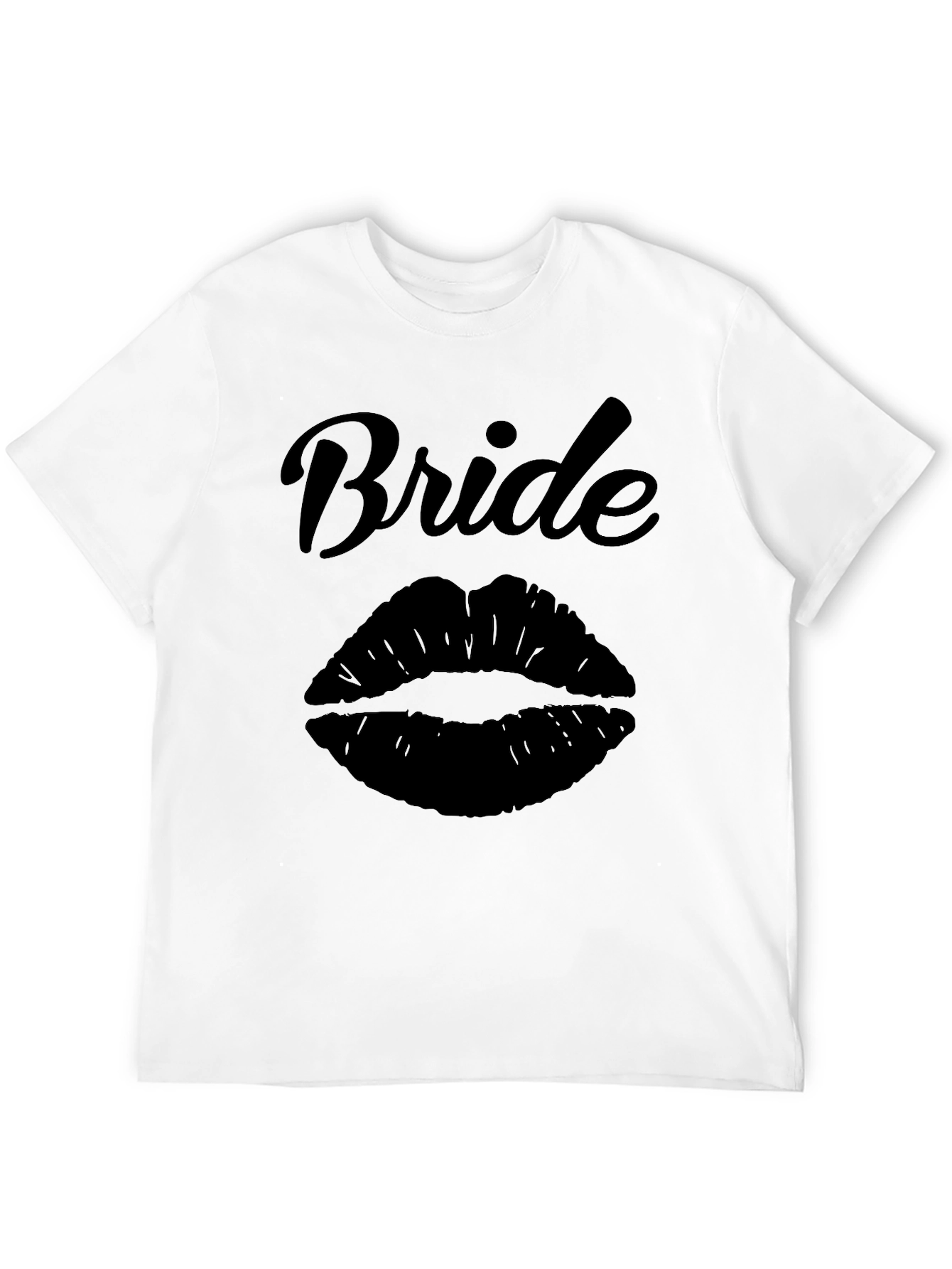 Bride Lips Graphic T-Shirt - Wedding Party Tee