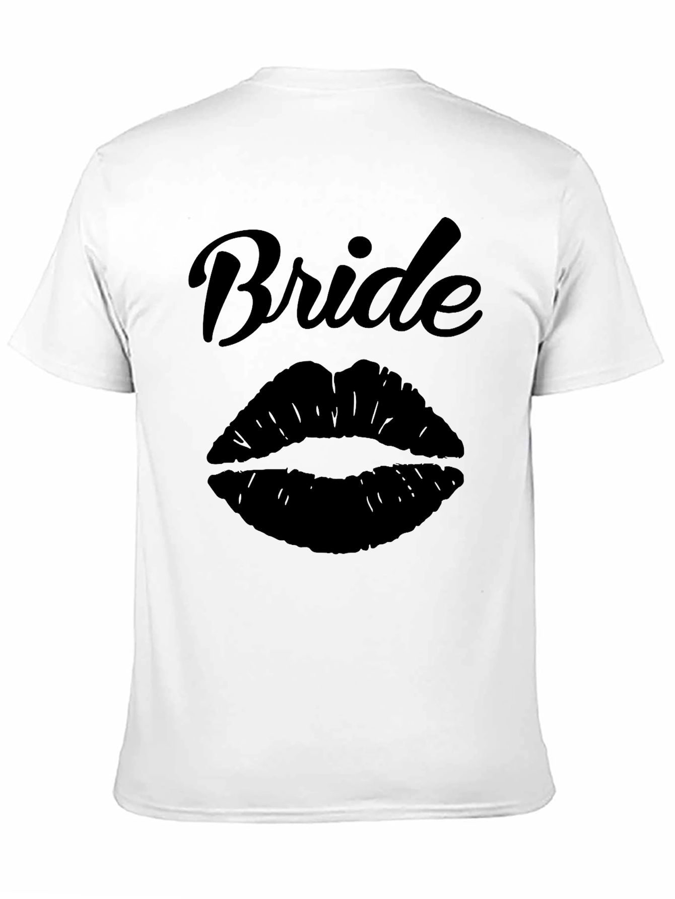 Bride Lips Graphic T-Shirt - Wedding Party Tee