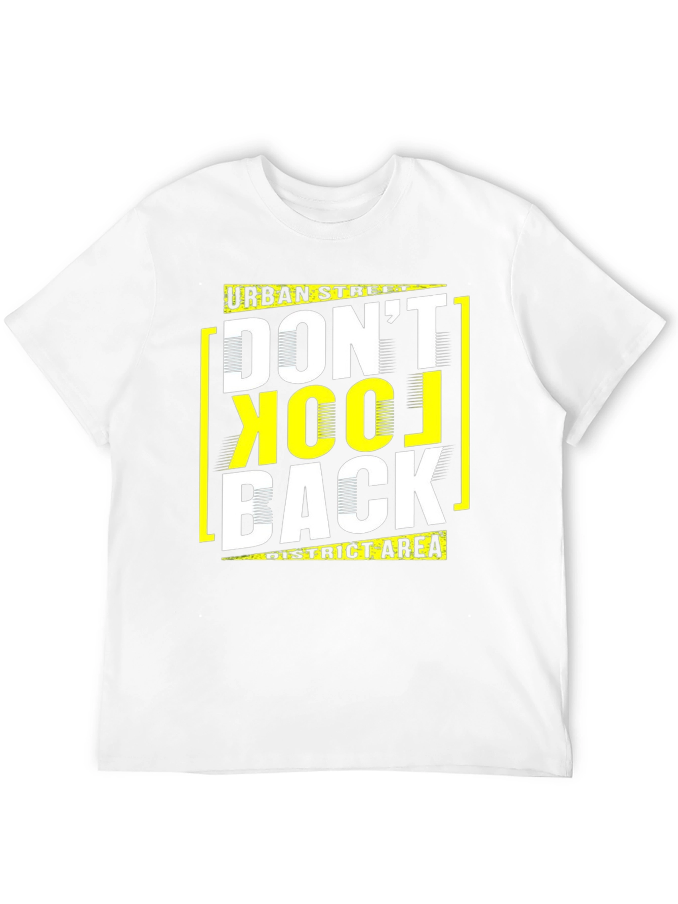 Urban Street Graphic Tee: Dont Look Back