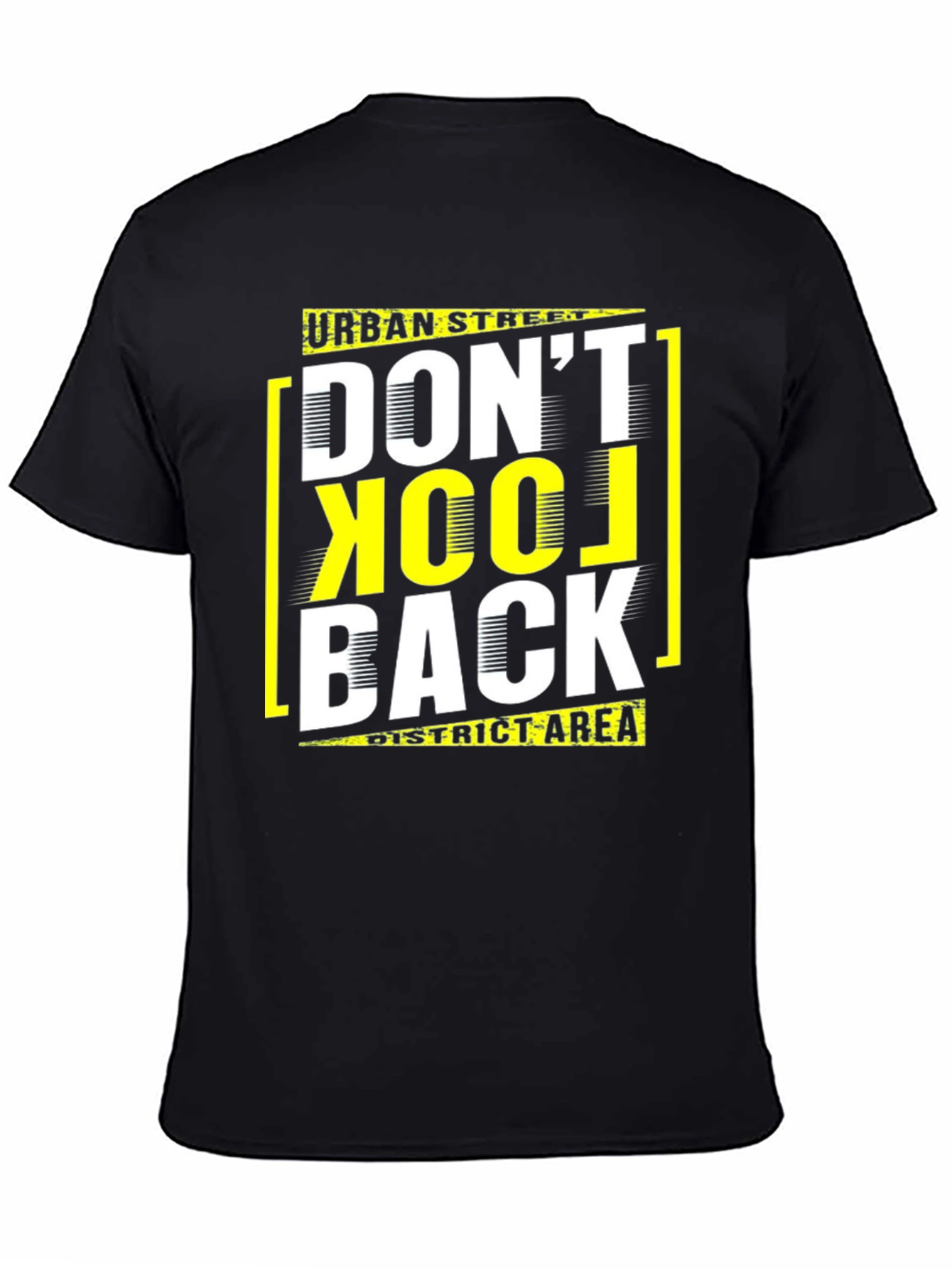Urban Street Graphic Tee: Dont Look Back