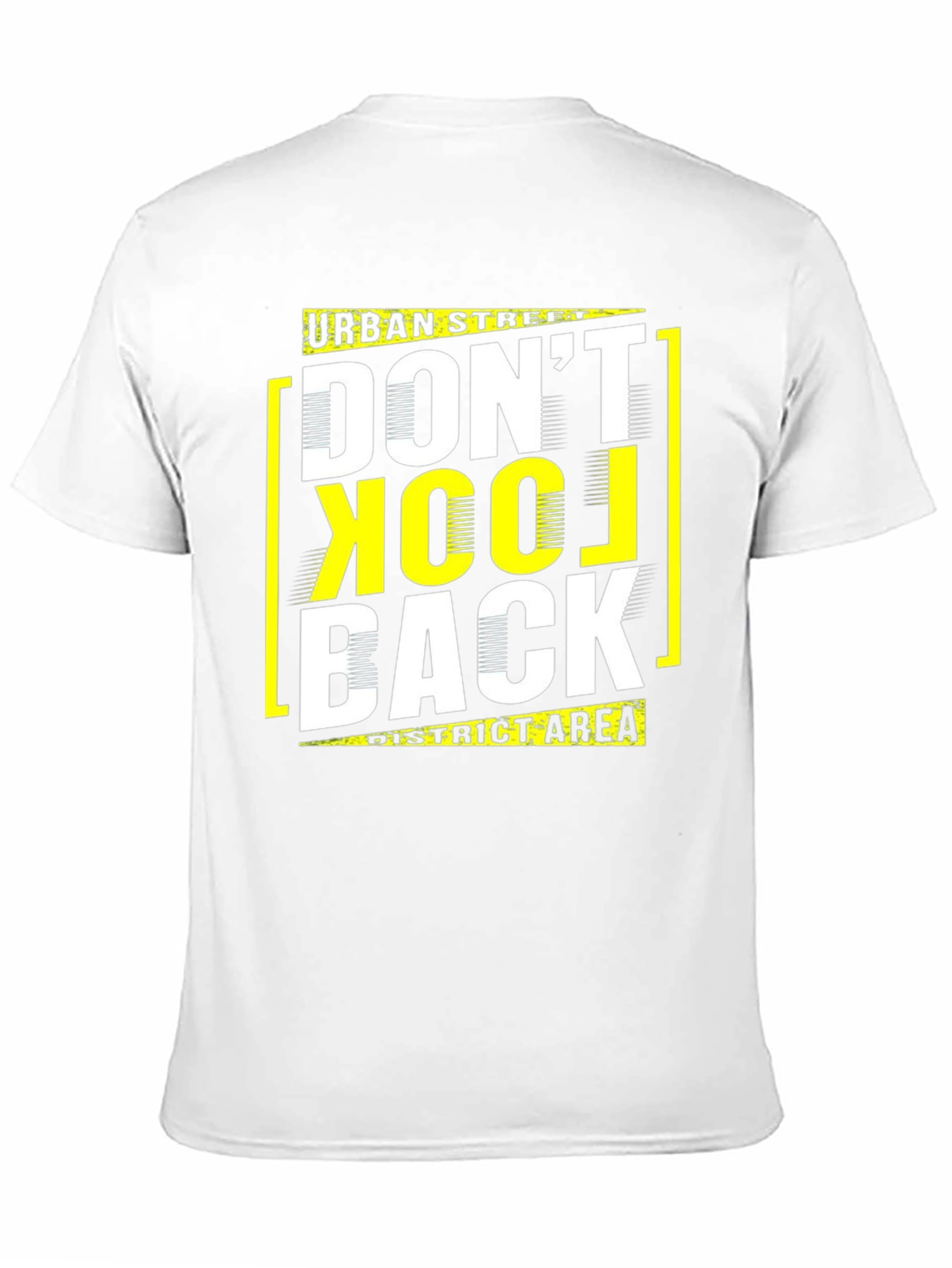 Urban Street Graphic Tee: Dont Look Back
