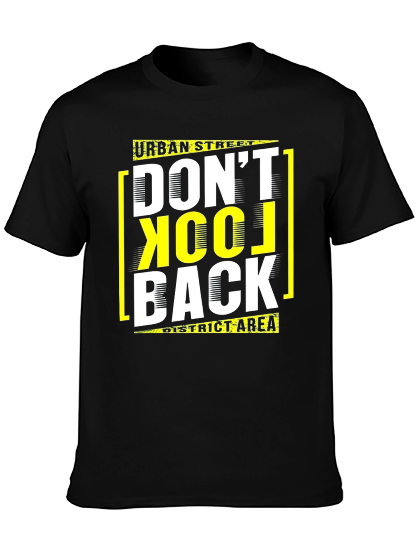 Urban Street Graphic Tee: Dont Look Back
