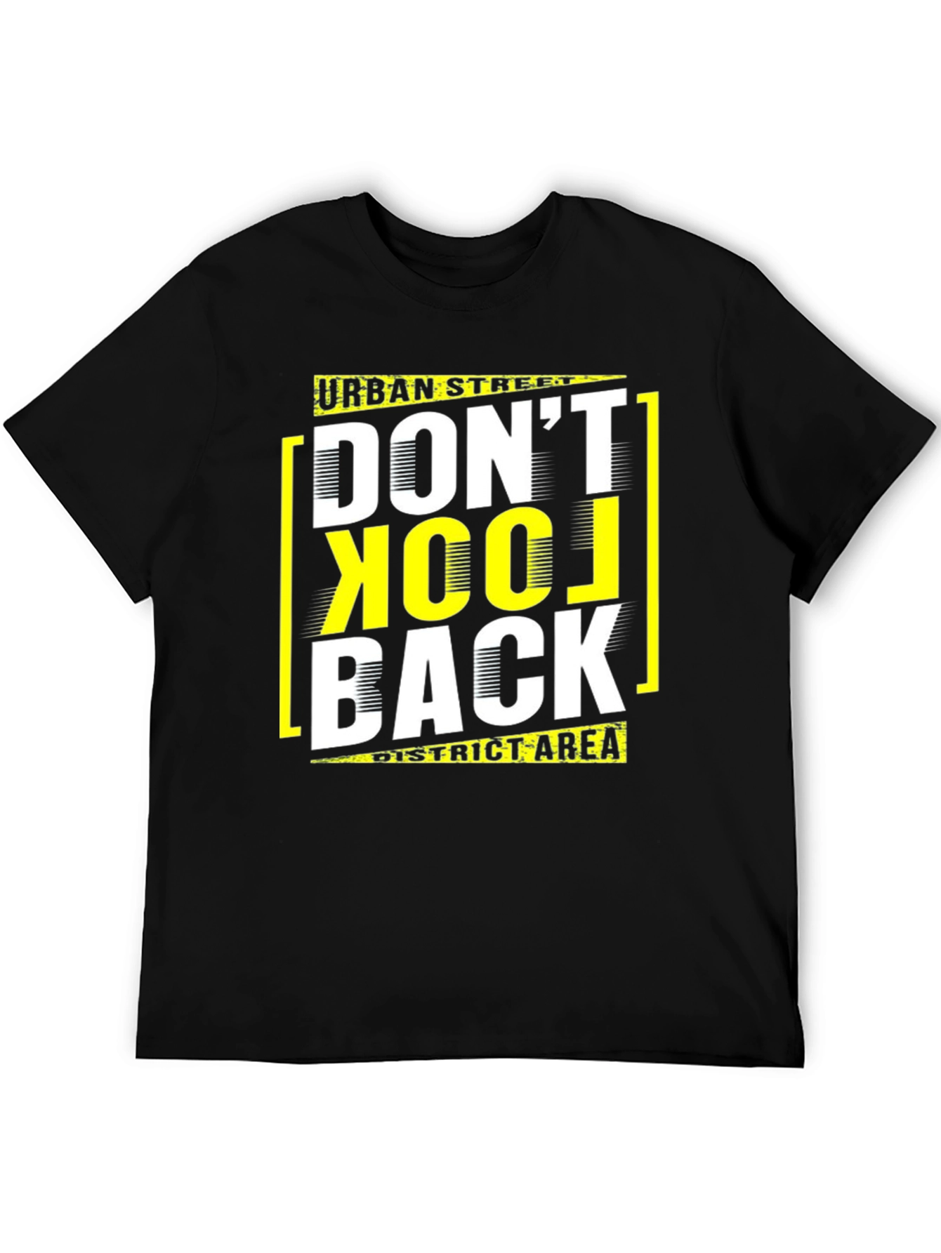 Urban Street Graphic Tee: Dont Look Back