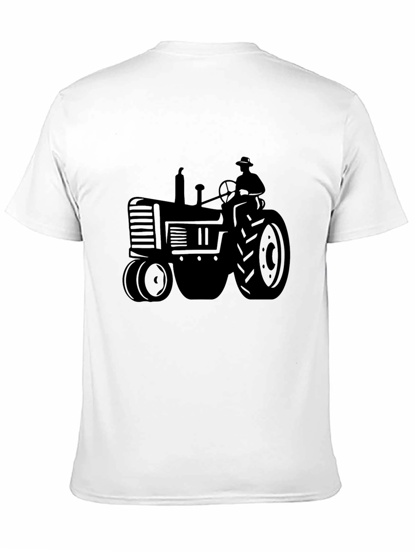 Black Tractor T-Shirt for Men