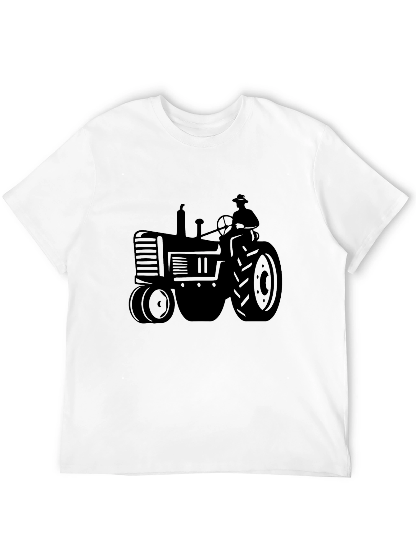 Black Tractor T-Shirt for Men