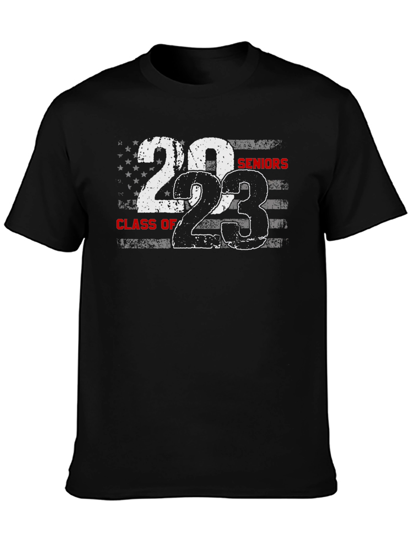 2023 Seniors Class of American Flag T-Shirt