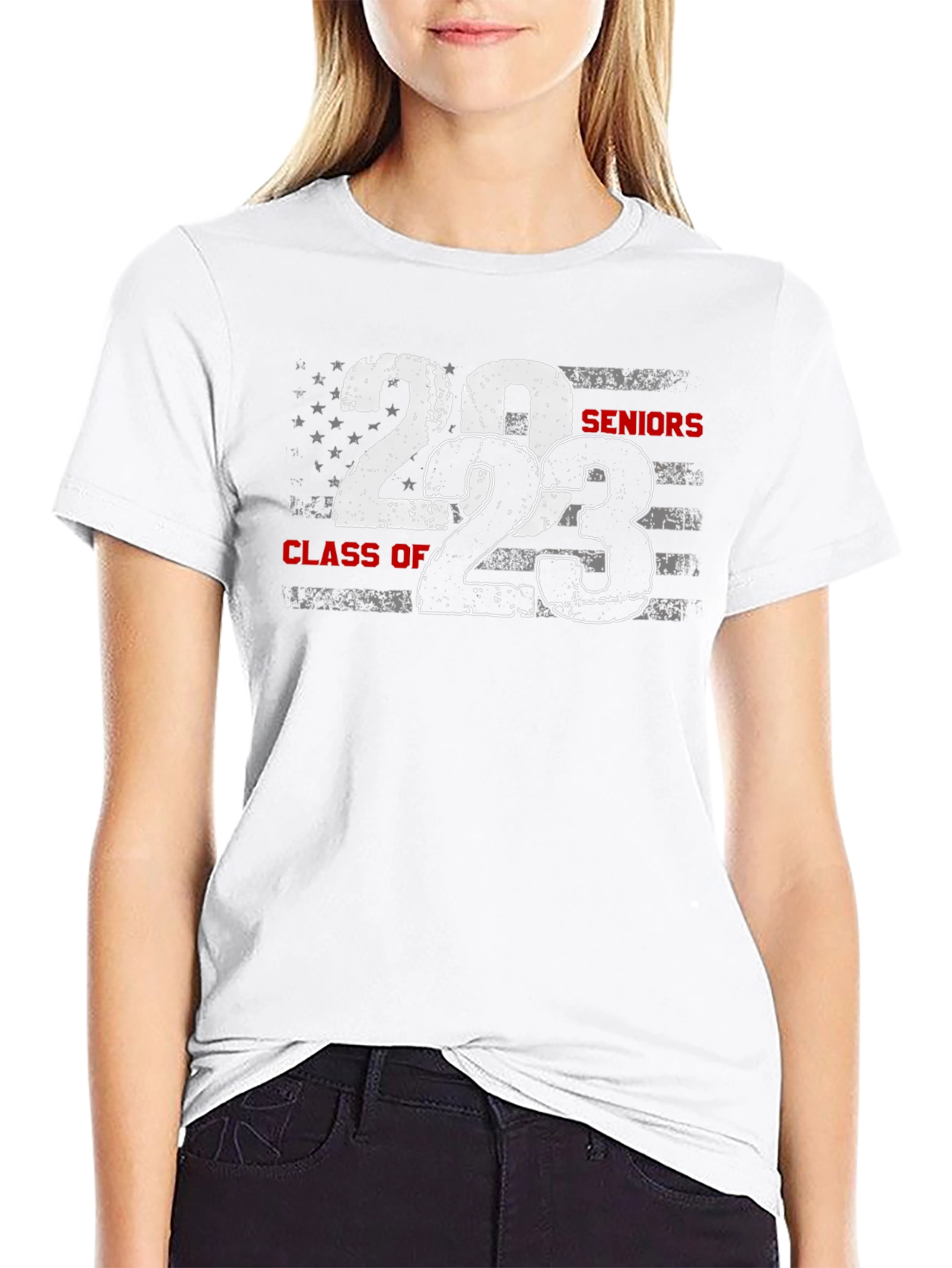 2023 Seniors Class of American Flag T-Shirt