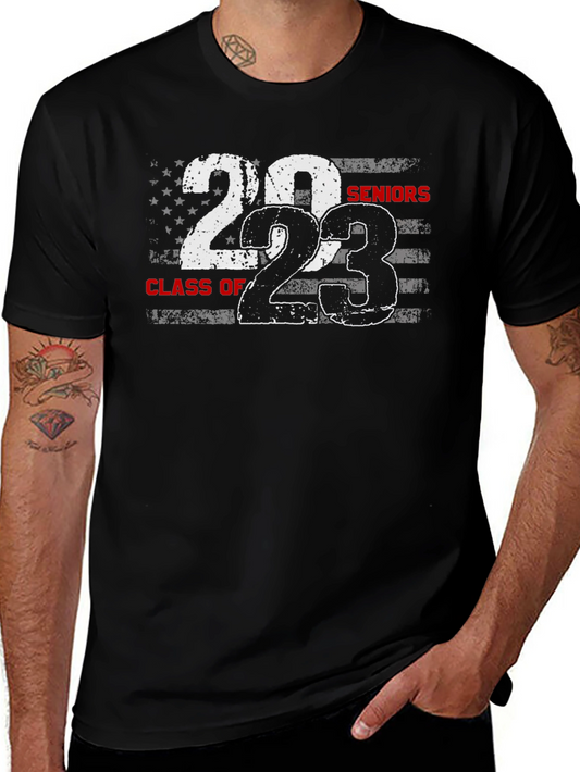 2023 Seniors Class of American Flag T-Shirt