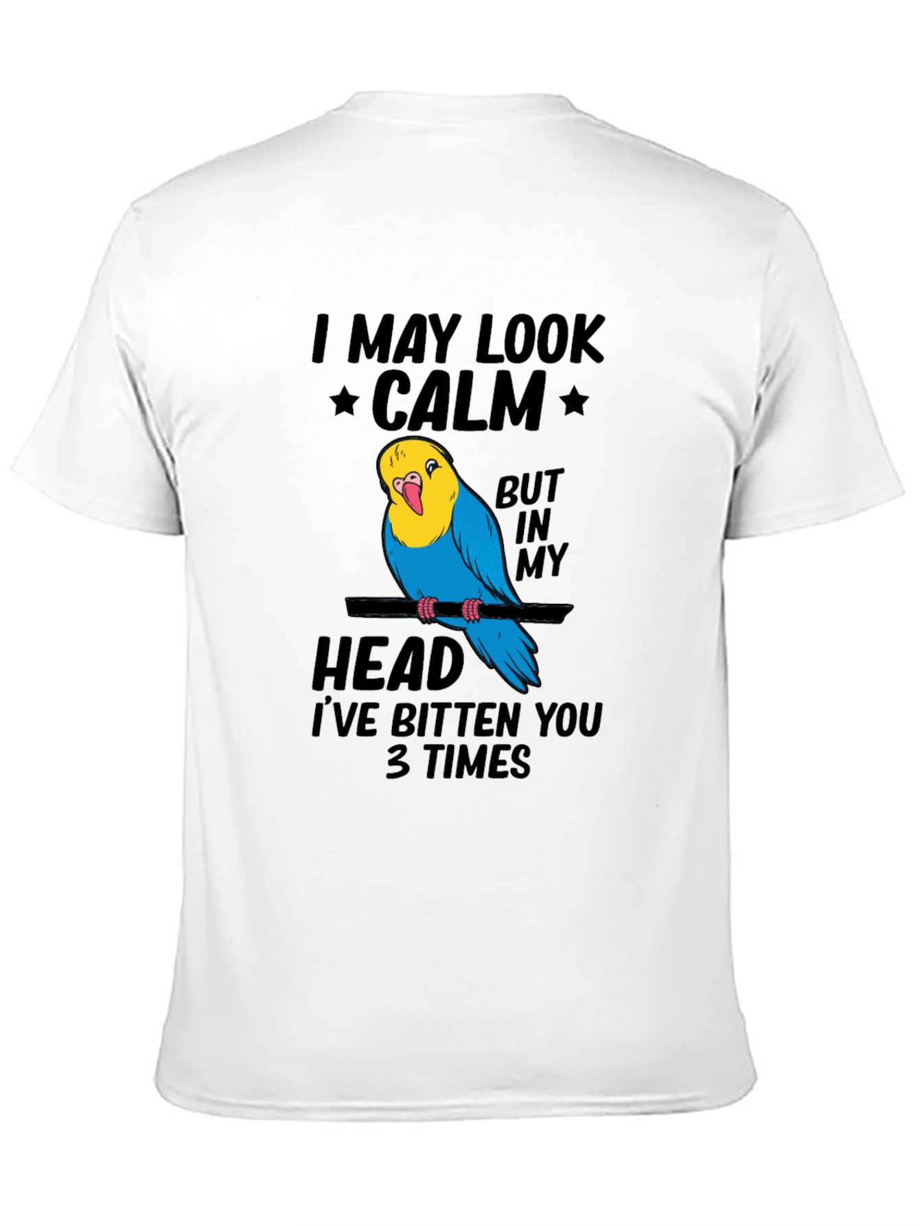 Funny Parrot T-Shirt - I May Look Calm
