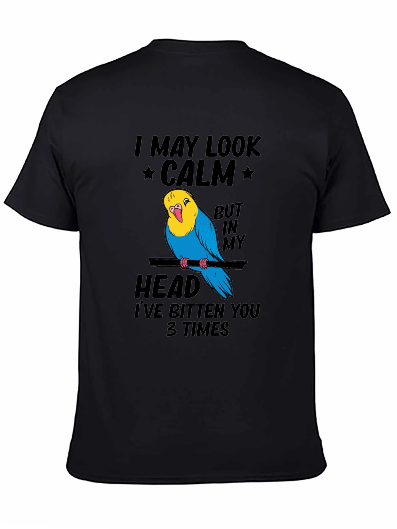 Funny Parrot T-Shirt - I May Look Calm