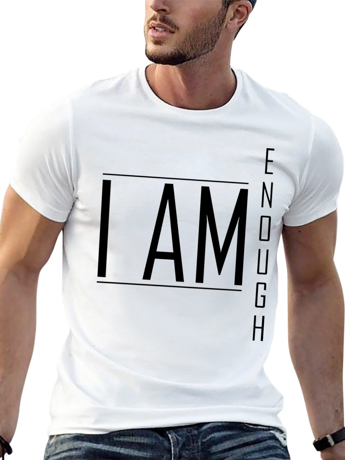 I Am Enough Graphic Tee - Motivational T-Shirt