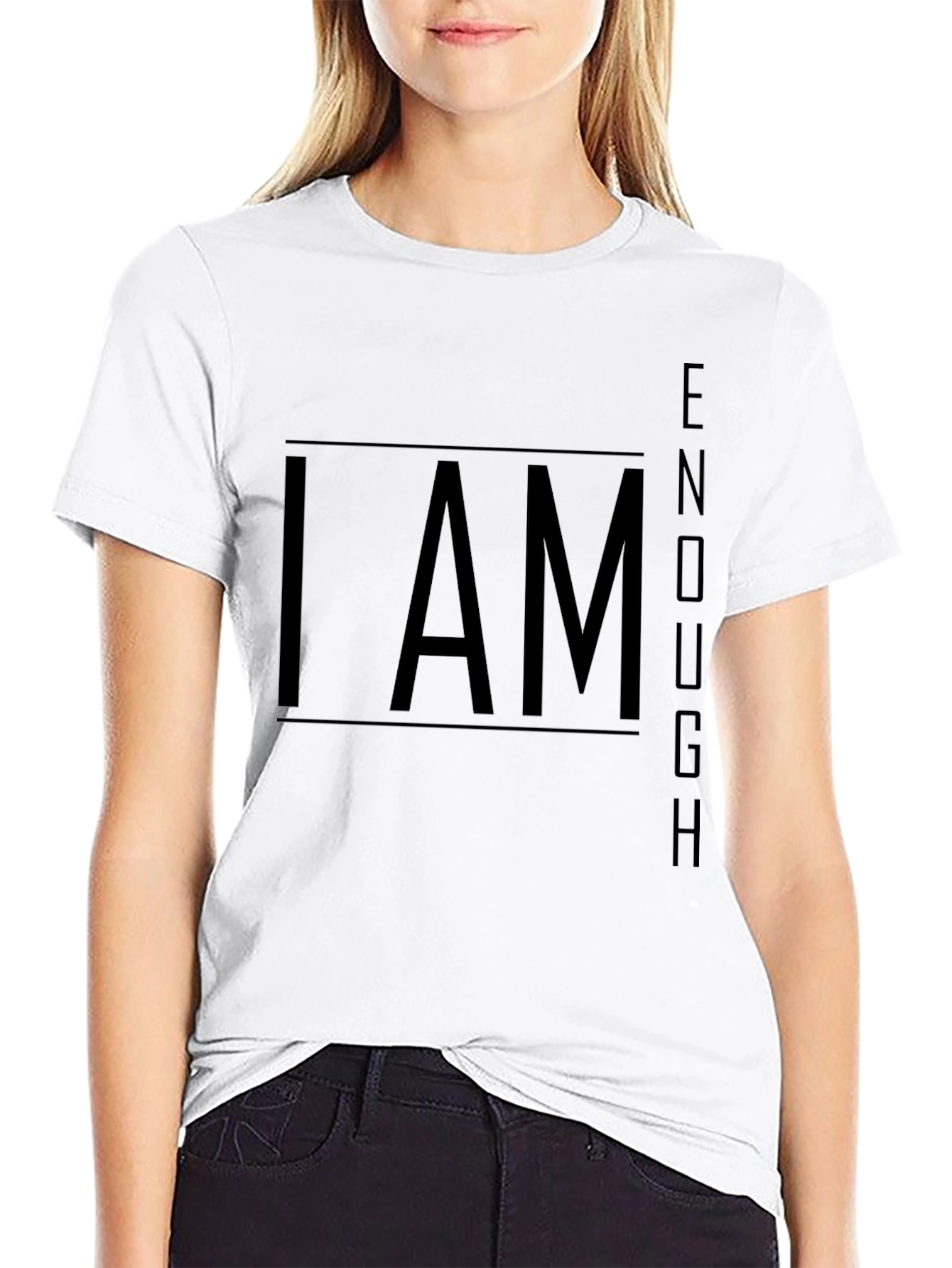 I Am Enough Graphic Tee - Motivational T-Shirt