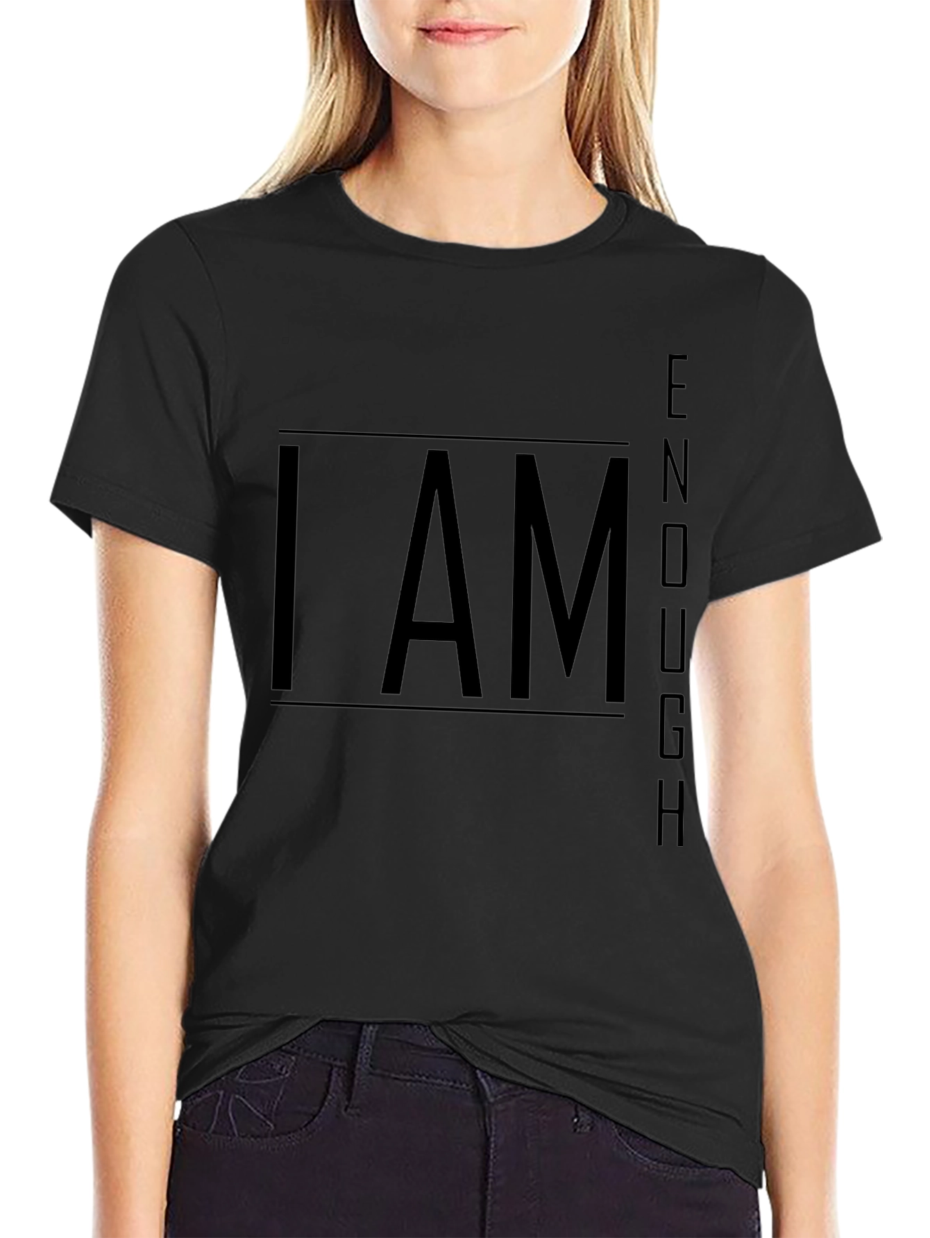 I Am Enough Graphic Tee - Motivational T-Shirt