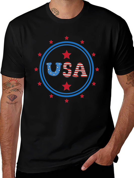 USA Patriotic Graphic Tee