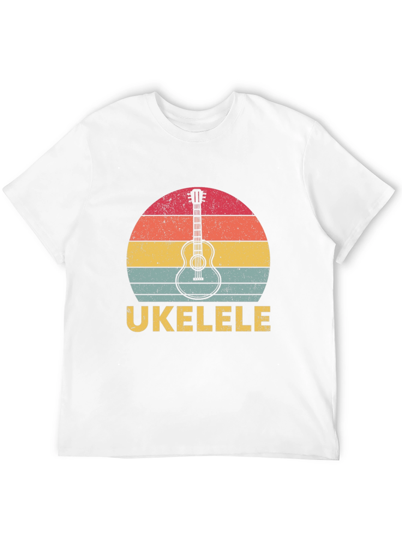 Retro Ukulele Sunset T-Shirt