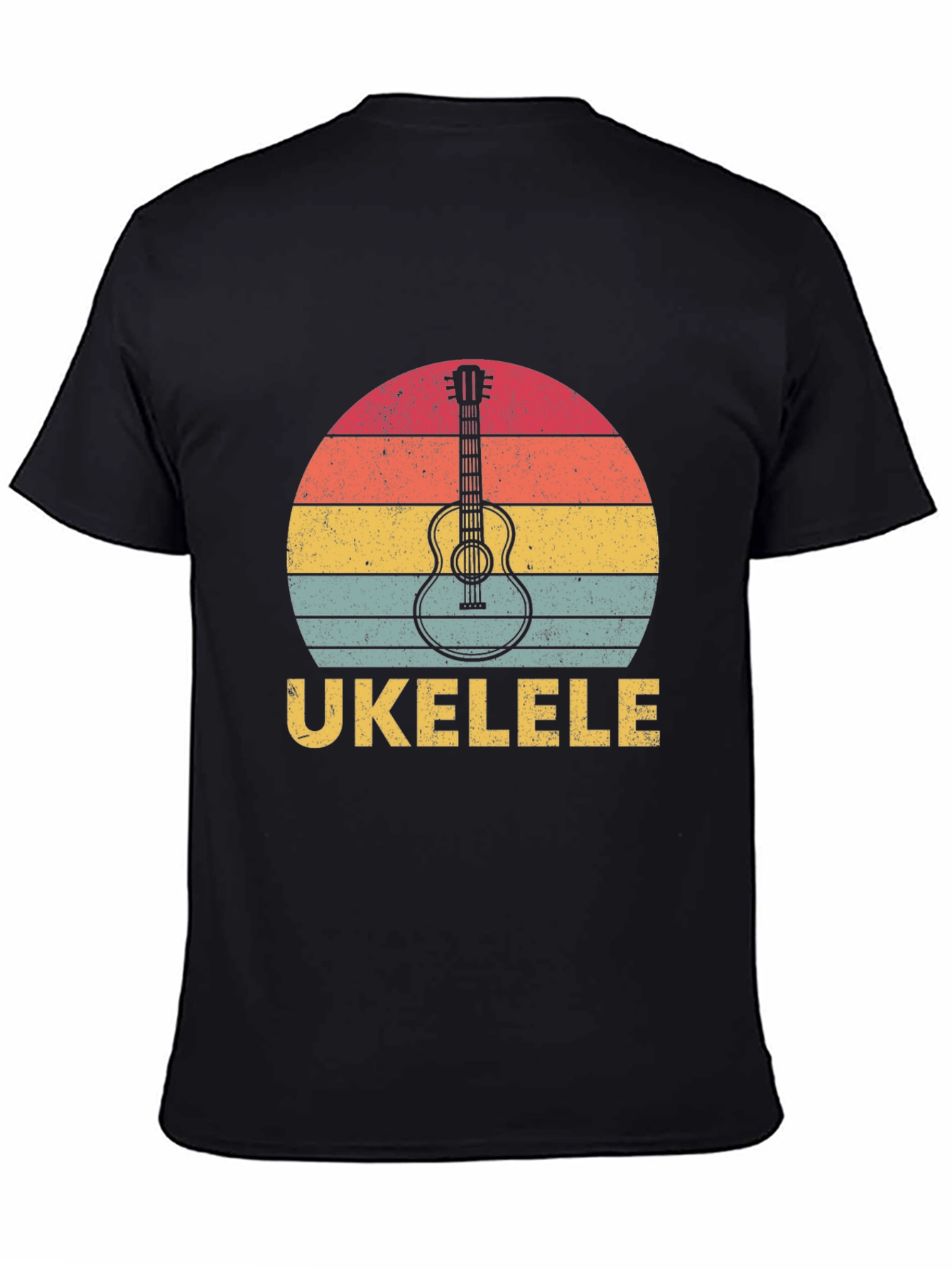 Retro Ukulele Sunset T-Shirt