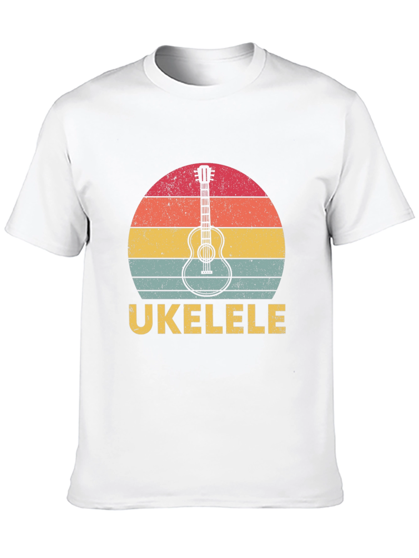 Retro Ukulele Sunset T-Shirt