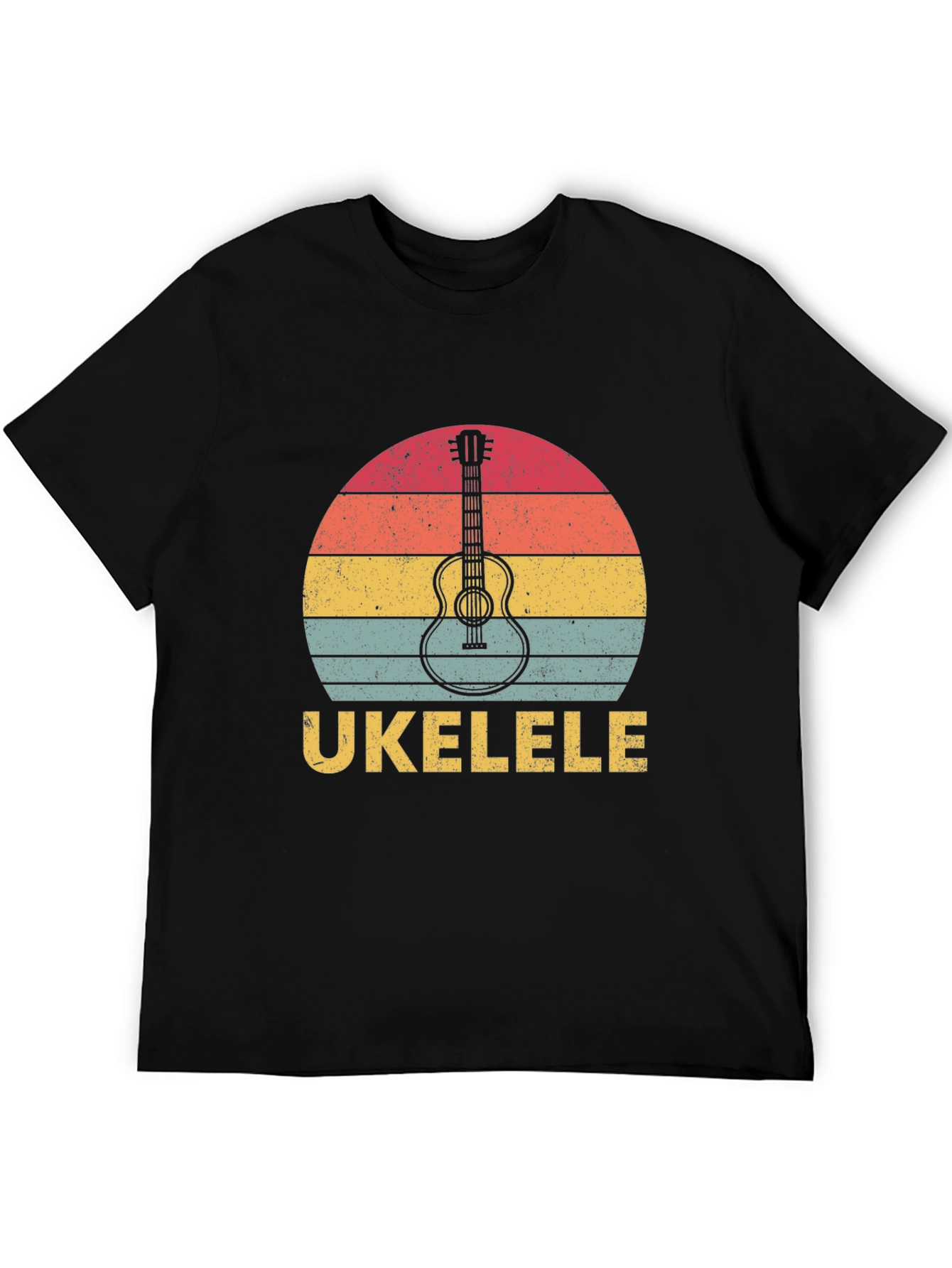 Retro Ukulele Sunset T-Shirt
