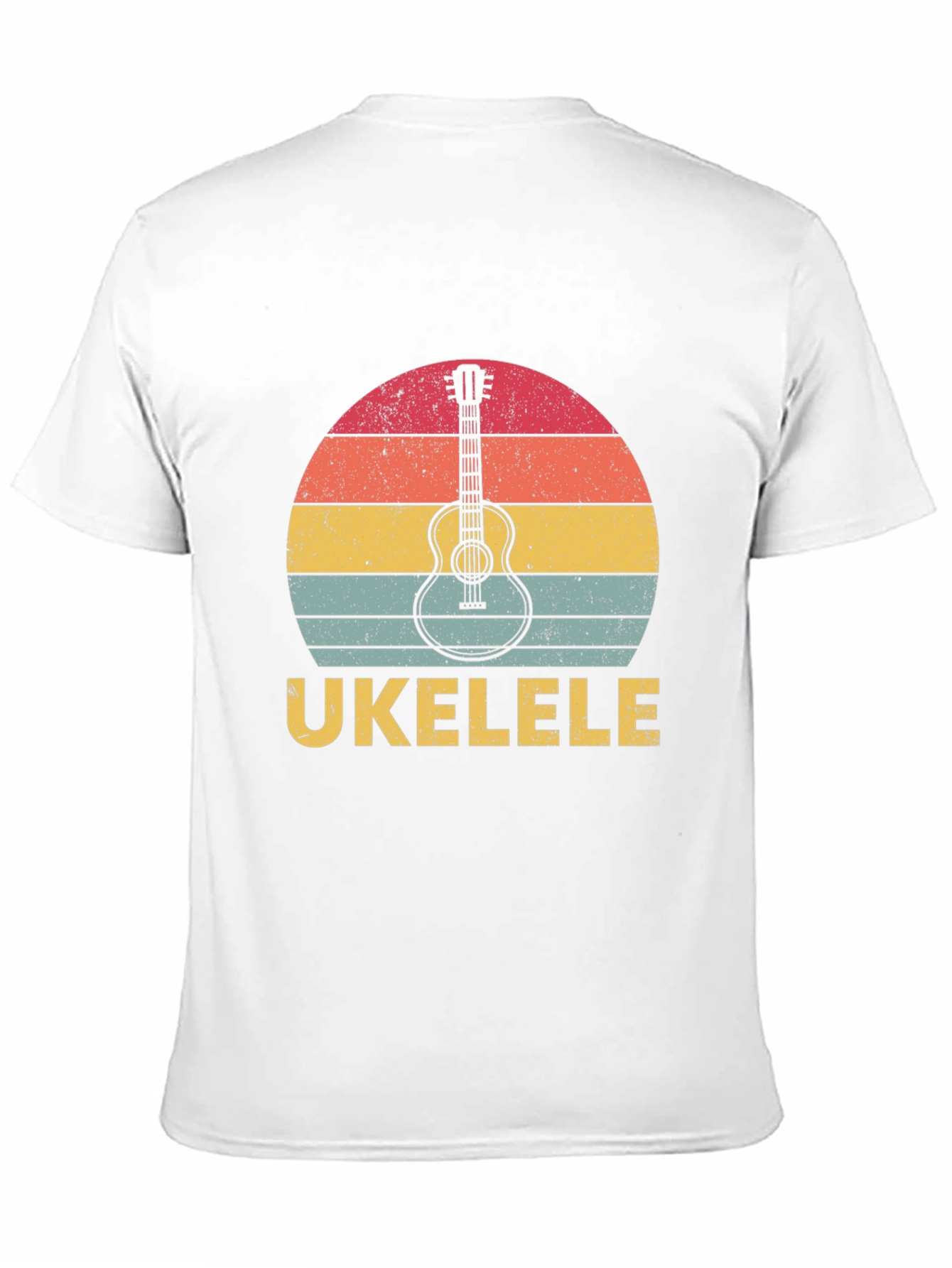 Retro Ukulele Sunset T-Shirt