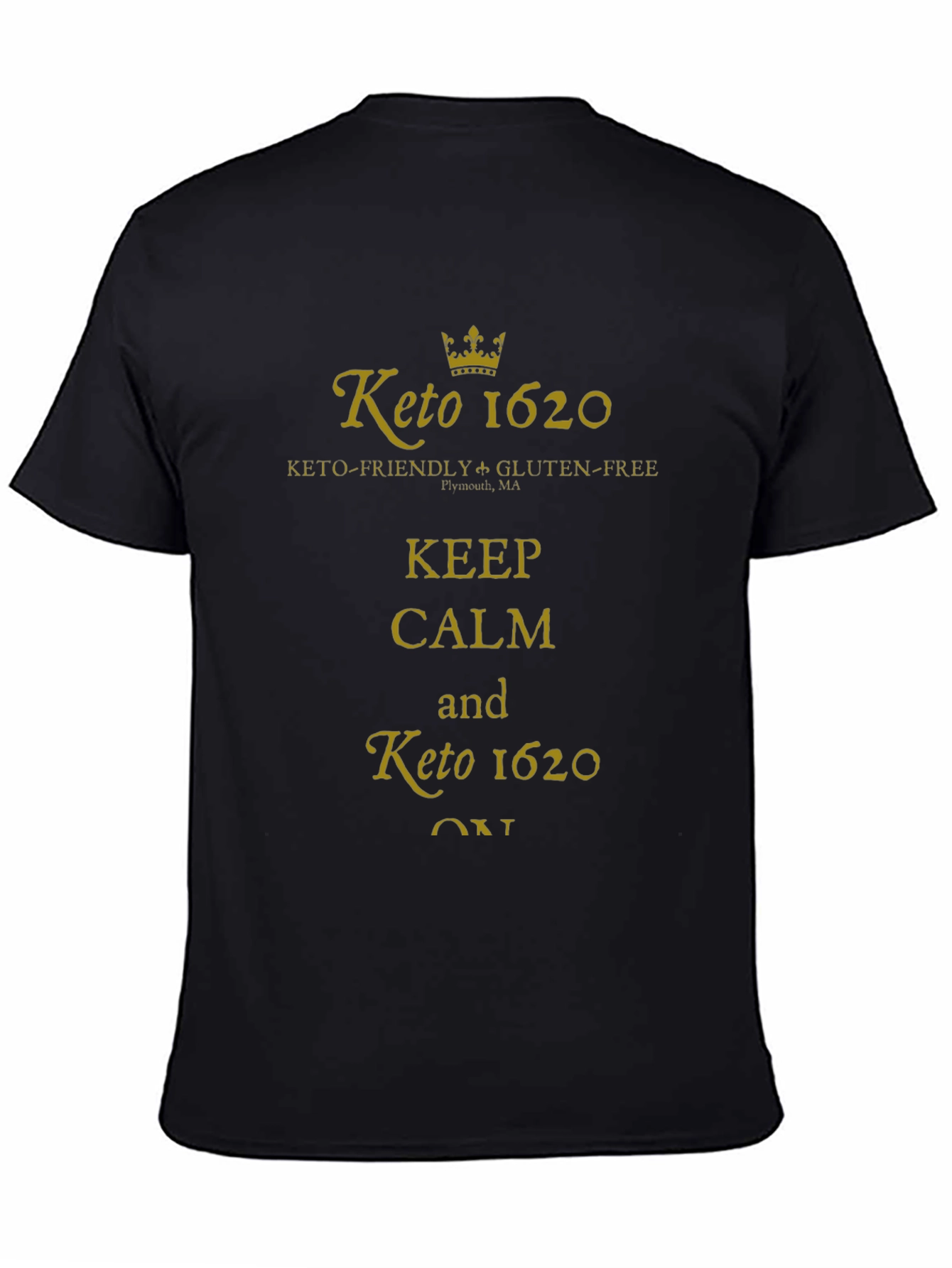 Keto 1620 Keep Calm Graphic T-Shirt
