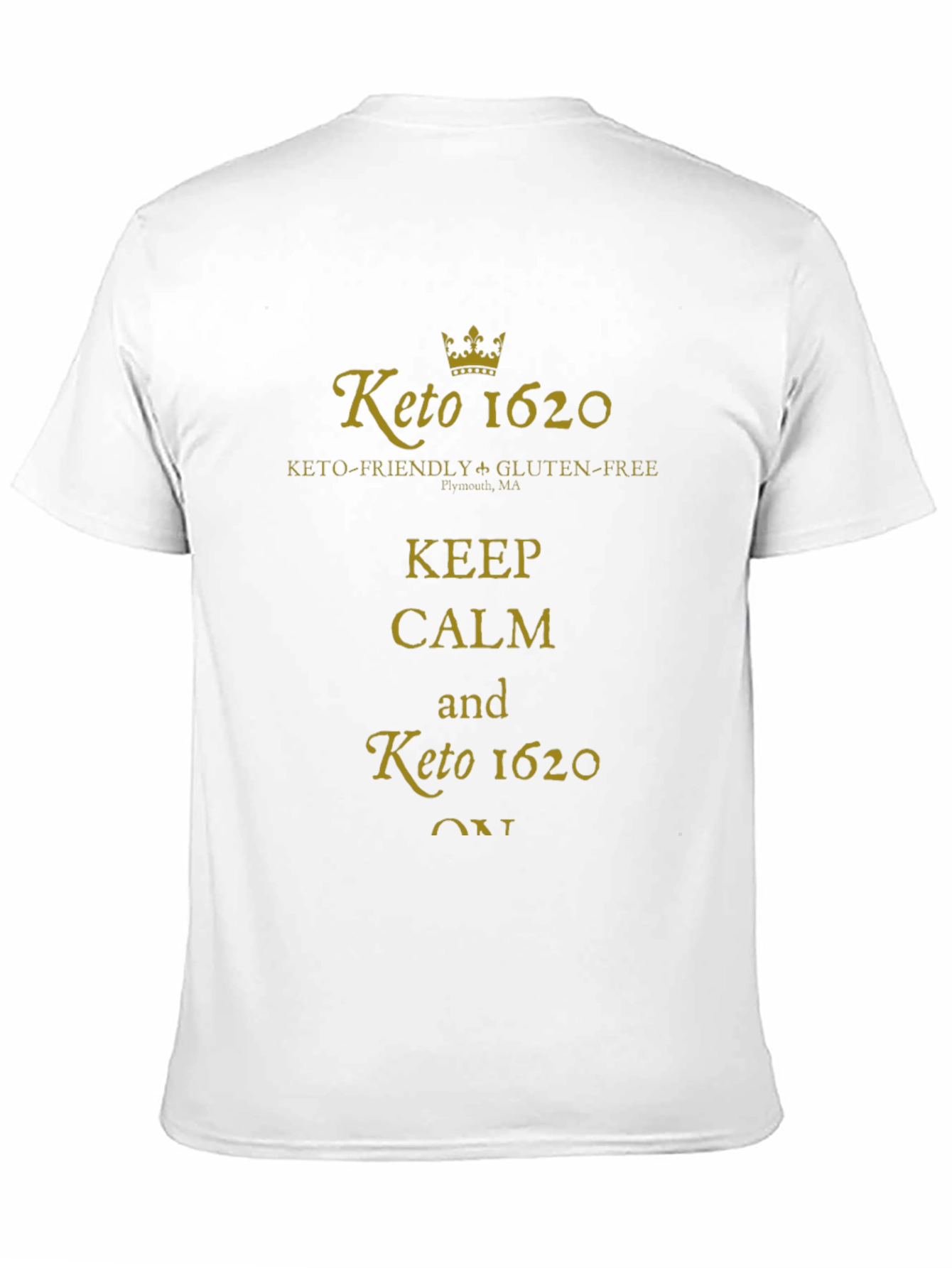 Keto 1620 Keep Calm Graphic T-Shirt