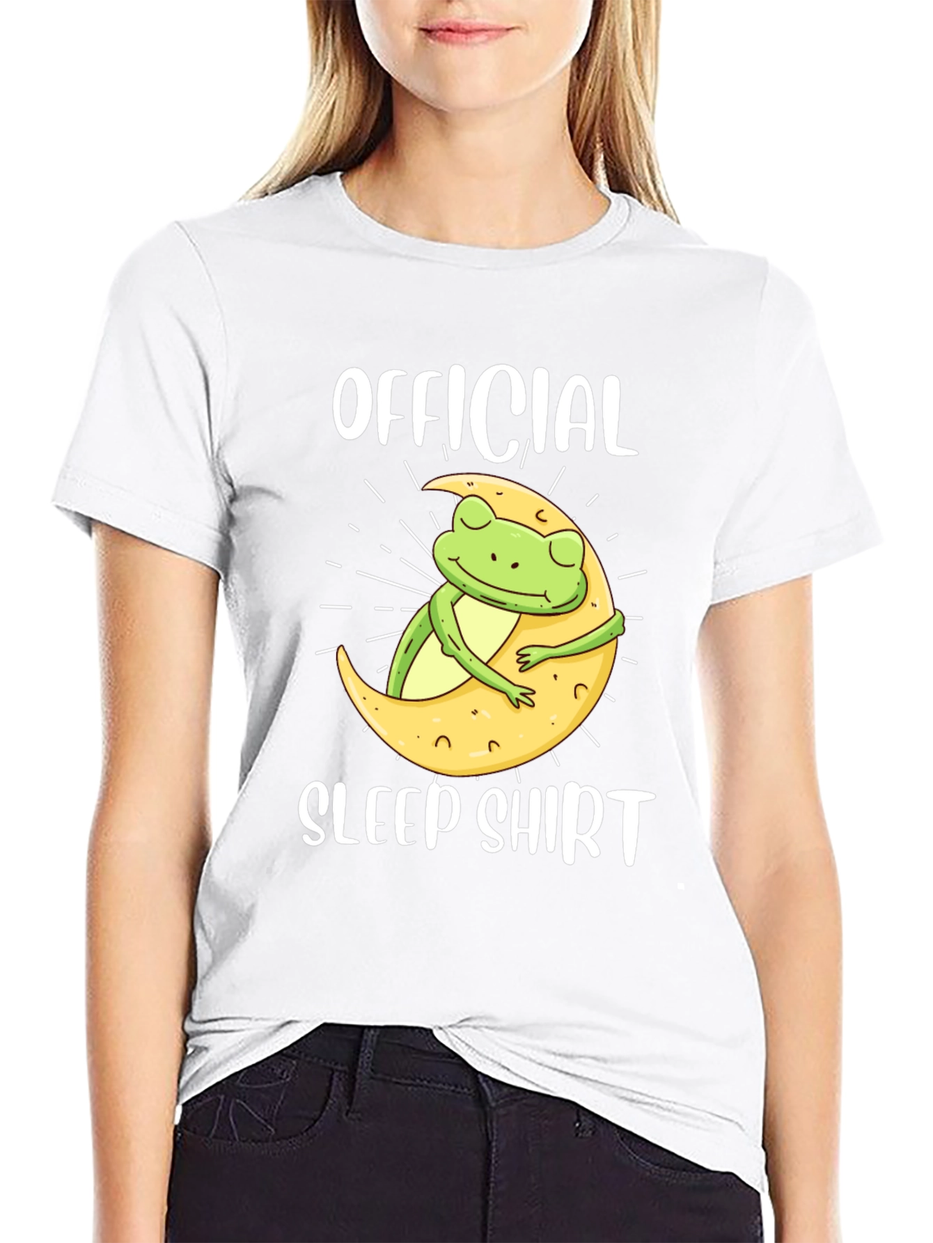 Official Sleep Shirt - Frog on Moon