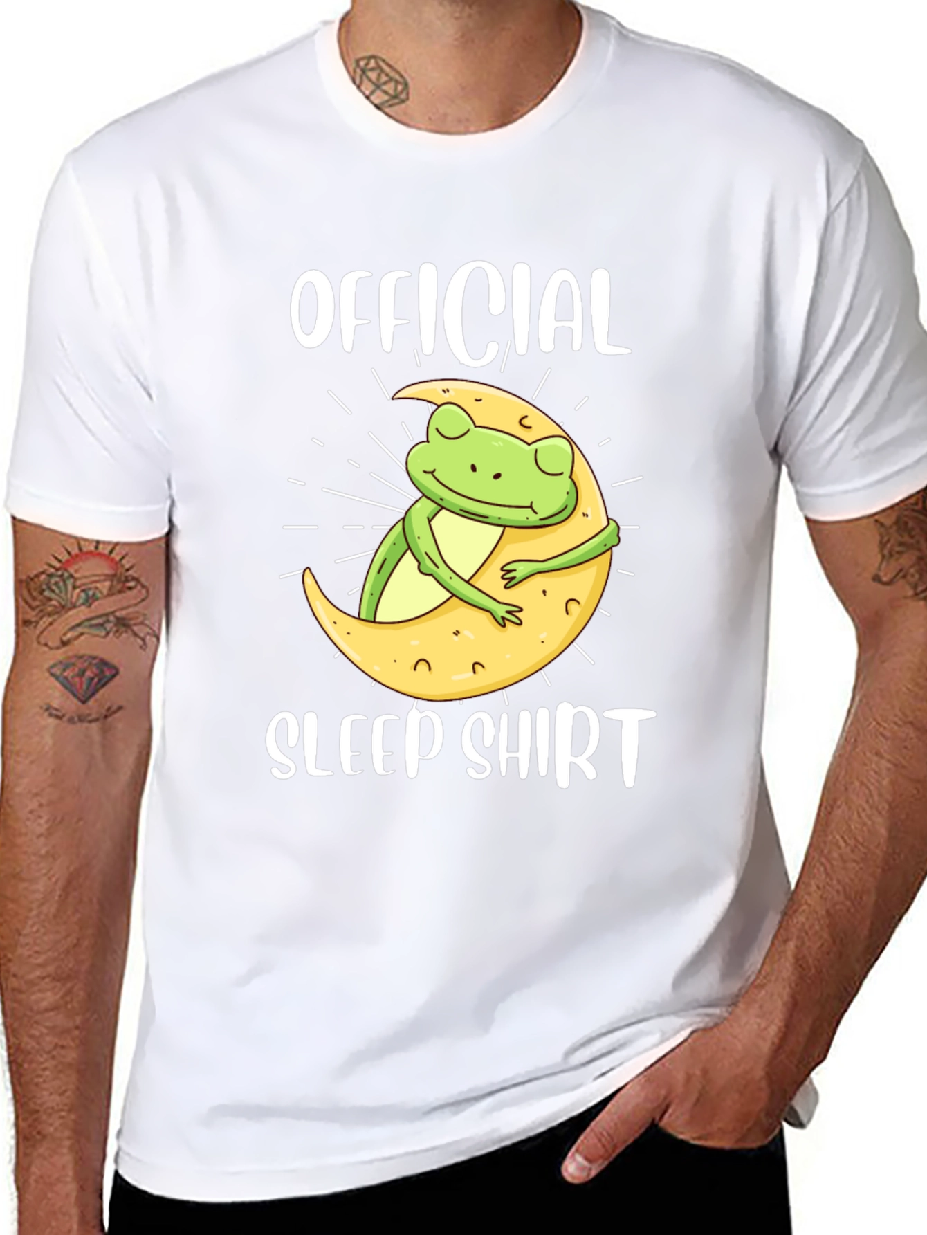 Official Sleep Shirt - Frog on Moon