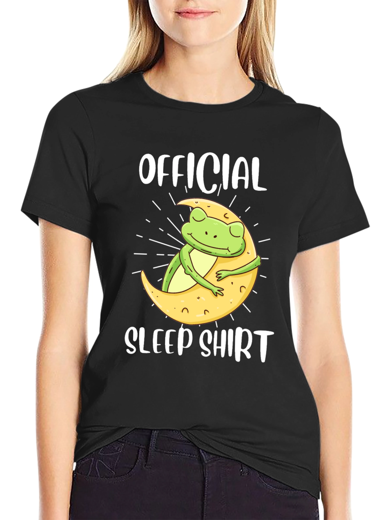 Official Sleep Shirt - Frog on Moon