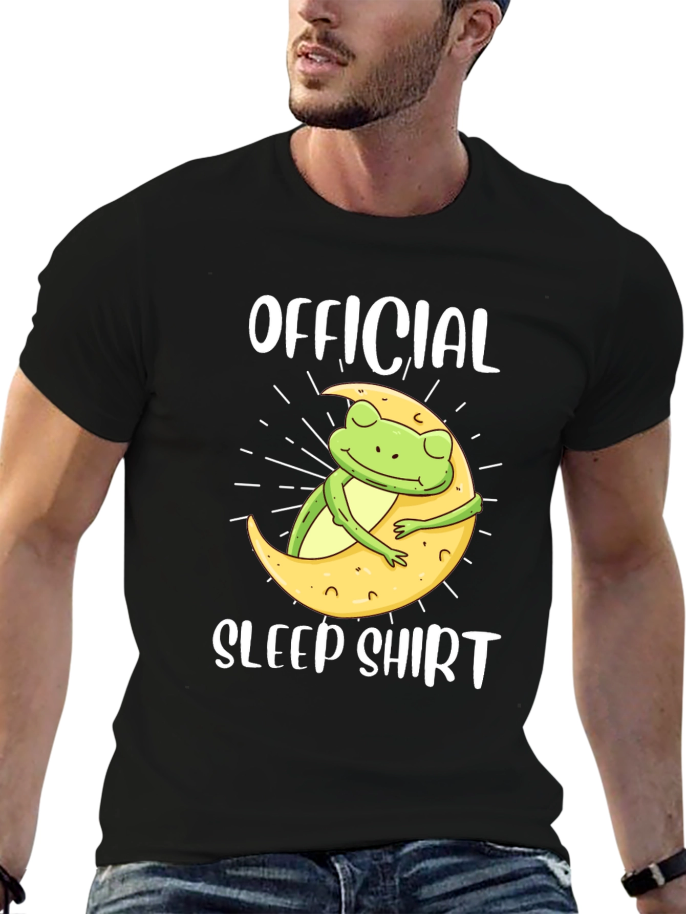 Official Sleep Shirt - Frog on Moon