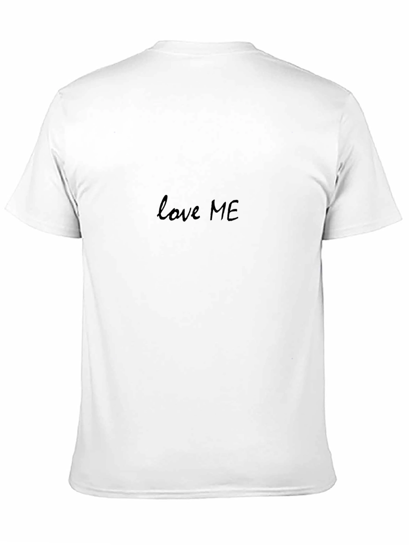 Love Me - Classic Black Crewneck T-Shirt