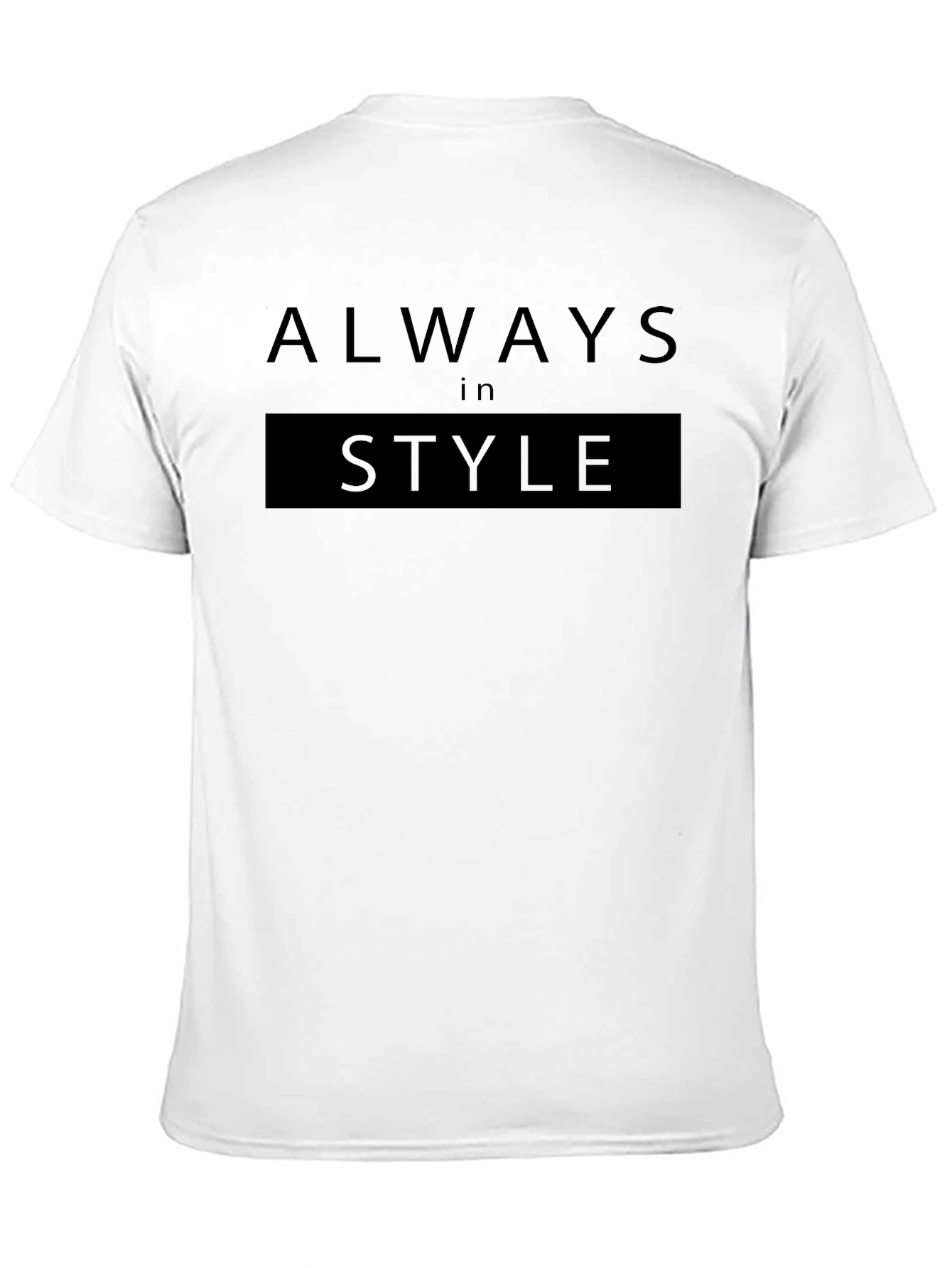 Always In Style Black Graphic Tee