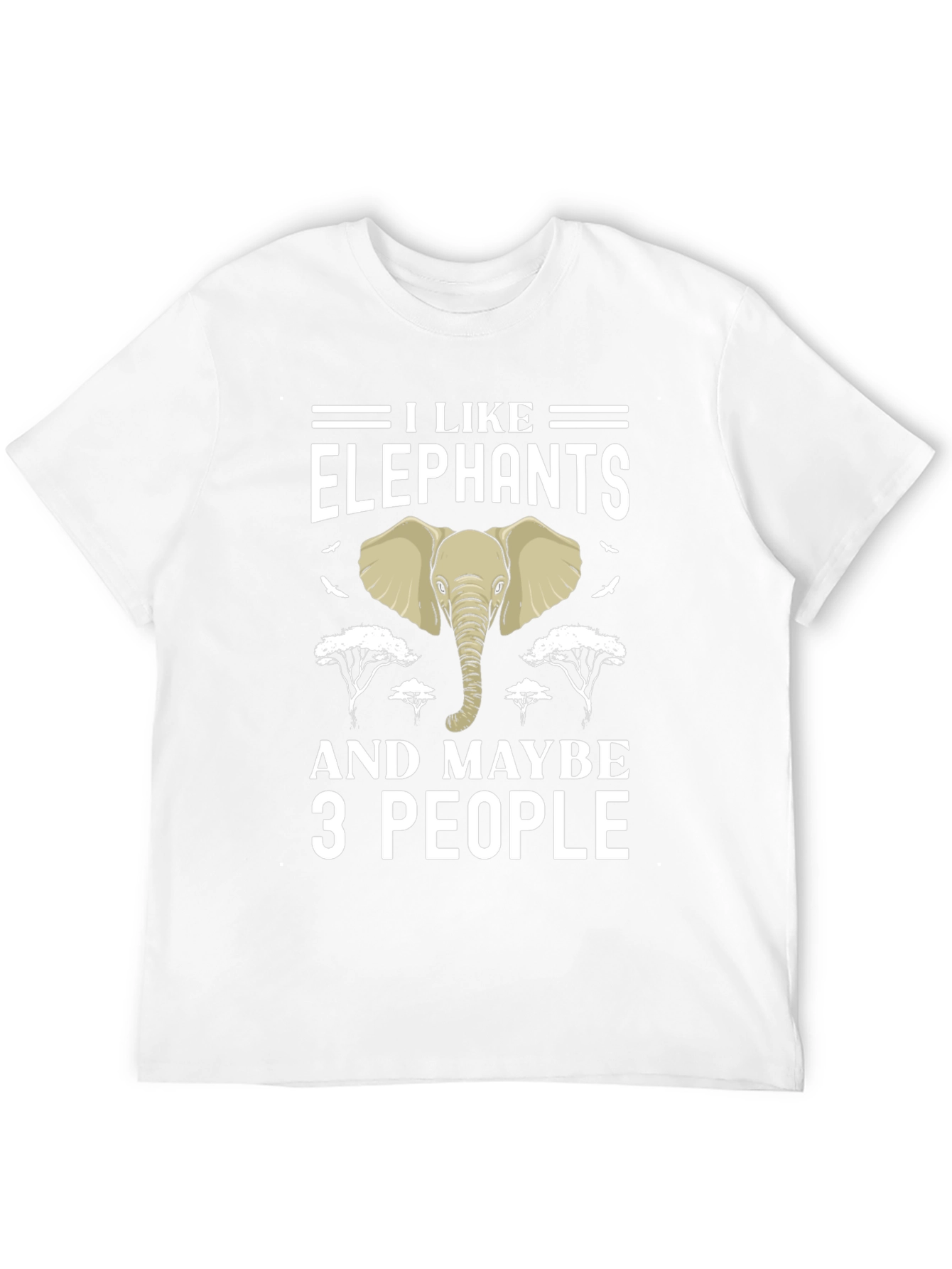 I Like Elephants and Maybe 3 People Graphic Tee